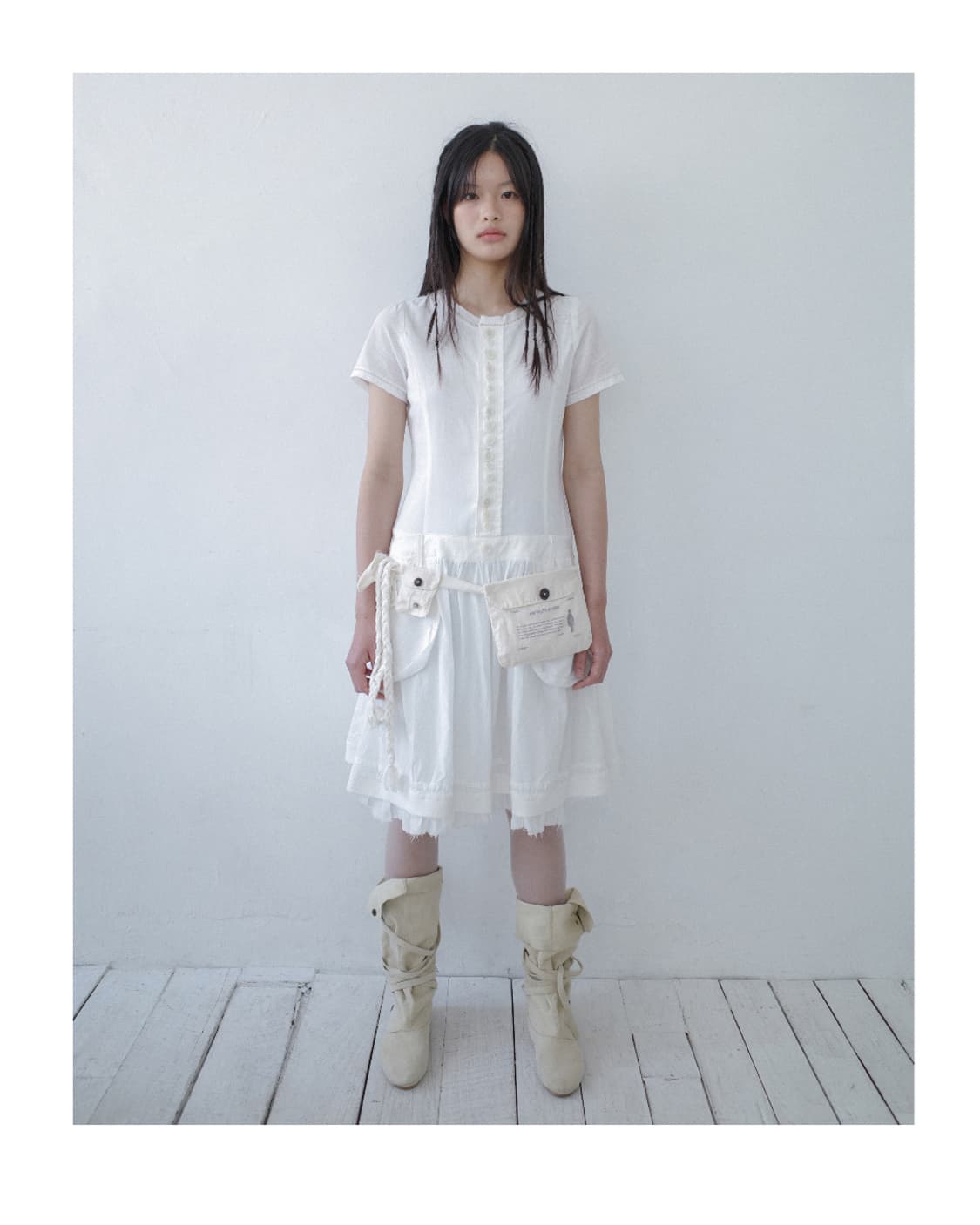 sankofa puella Buttonette french dress 상품이미지6