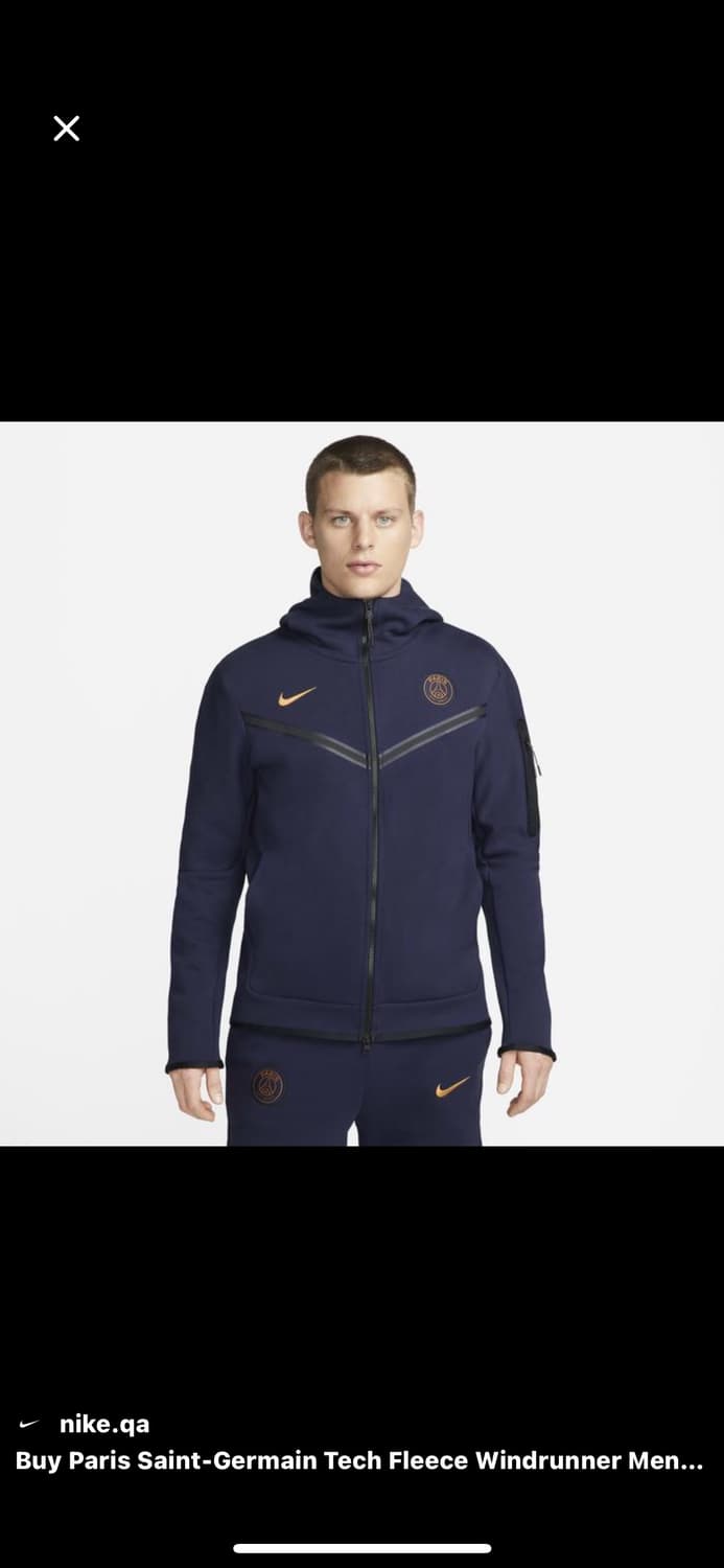 나이키 PSG 테크 플리스 풀집 후디 2XL 상품이미지1