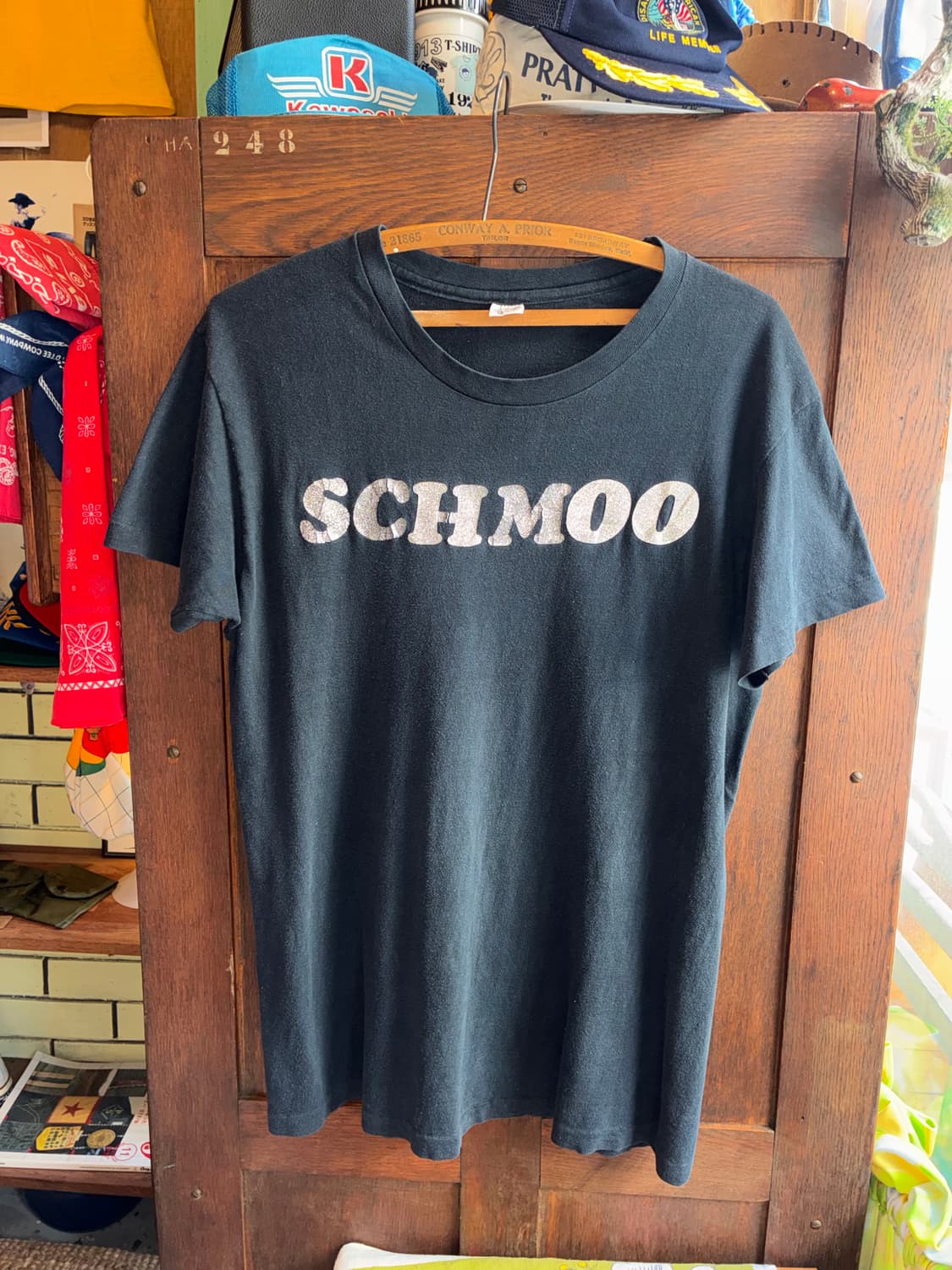 80’s SCHMOO Glitter Print Tee 상품이미지1