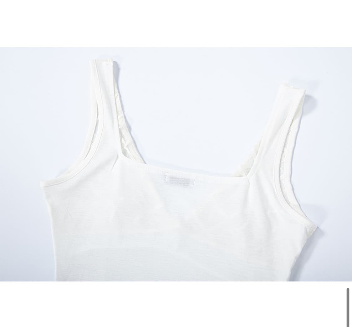 Diana 체크 슬리브리스 탑 상품이미지9