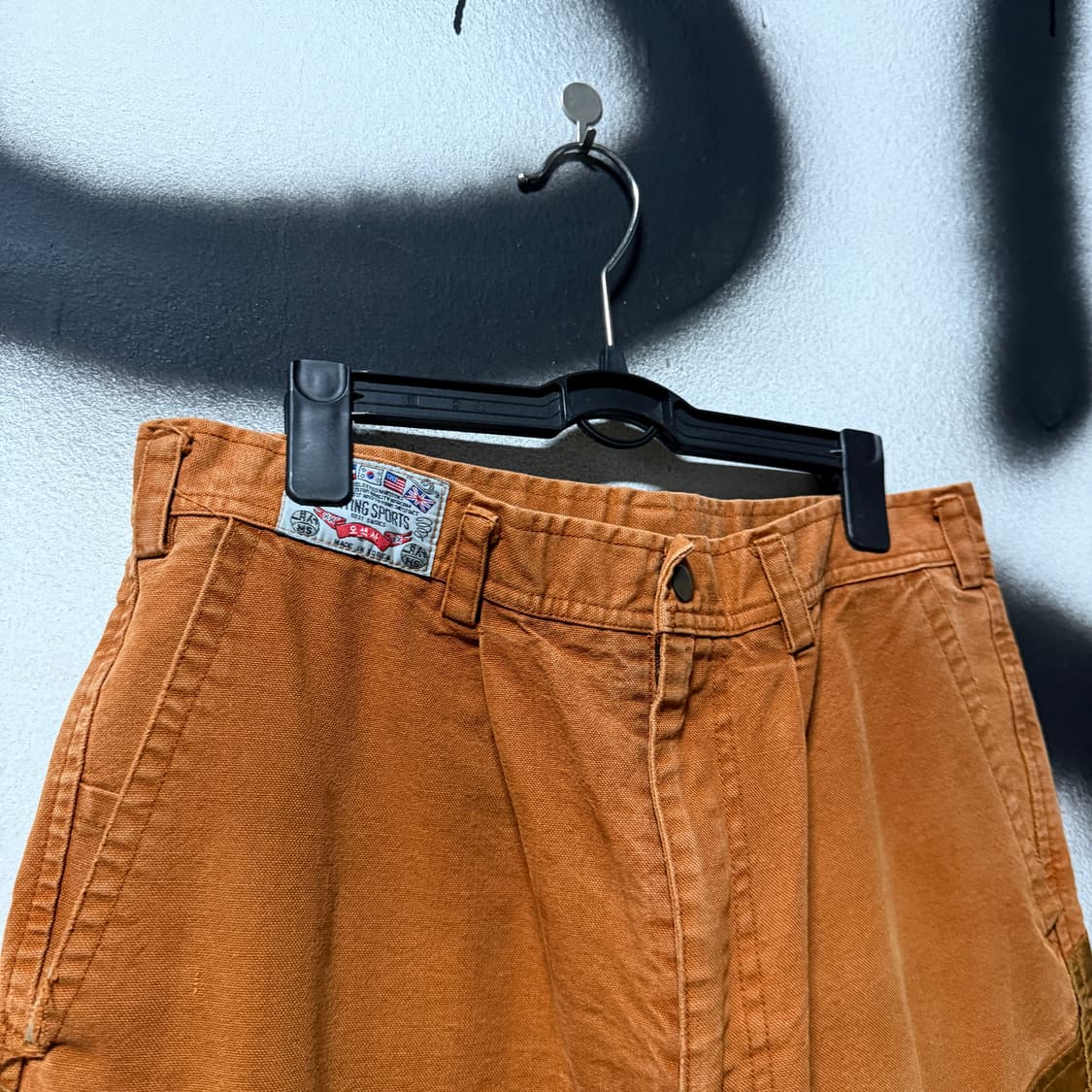 VTG 빈티지 나일론 더블니 벌룬핏 워크 데님 팬츠 상품이미지3