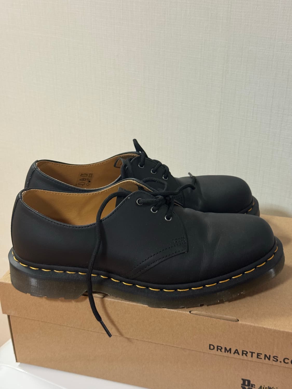 닥터마틴 1461 블랙 나파 (270) 상품이미지2