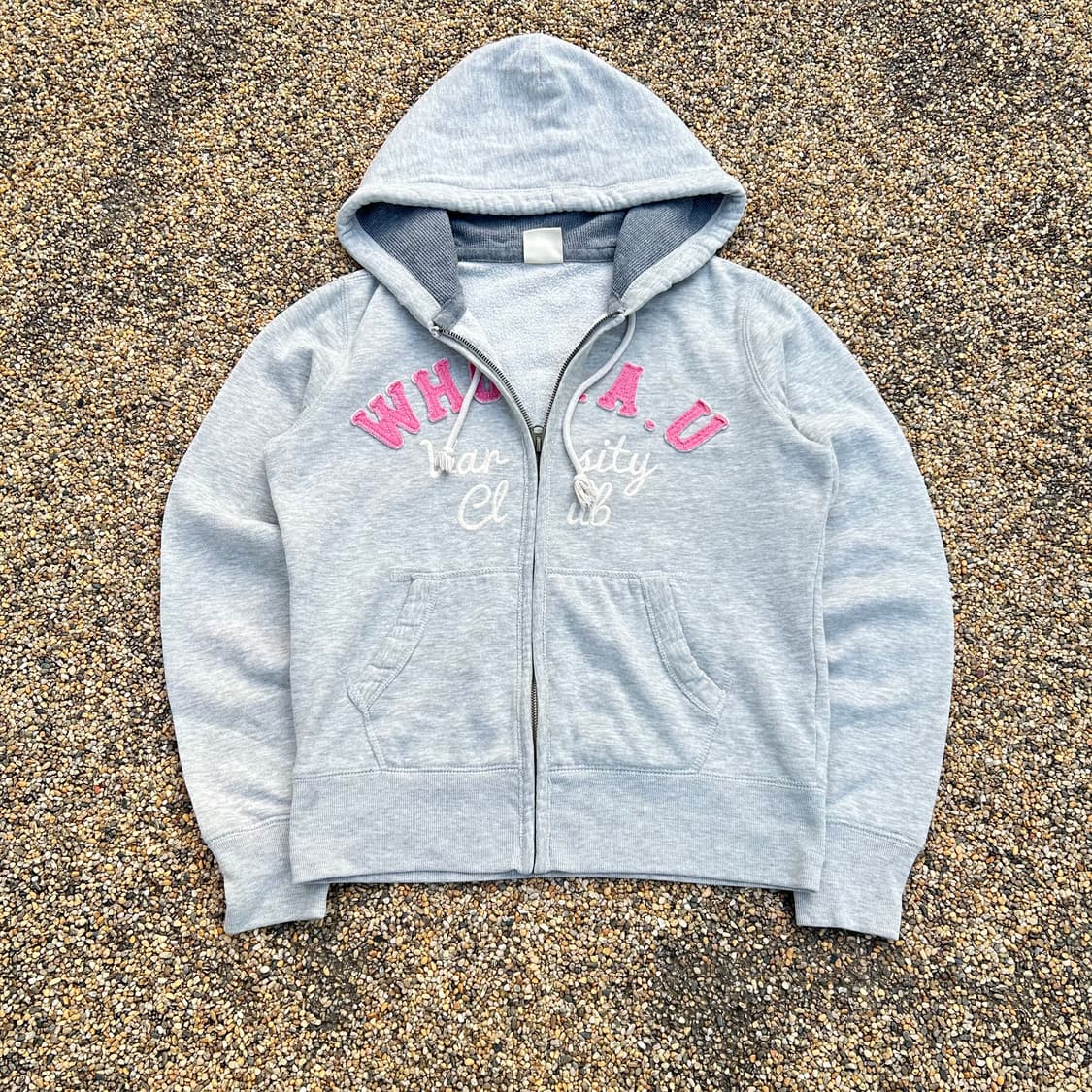 후아유 그레이 후드집업 상품이미지1