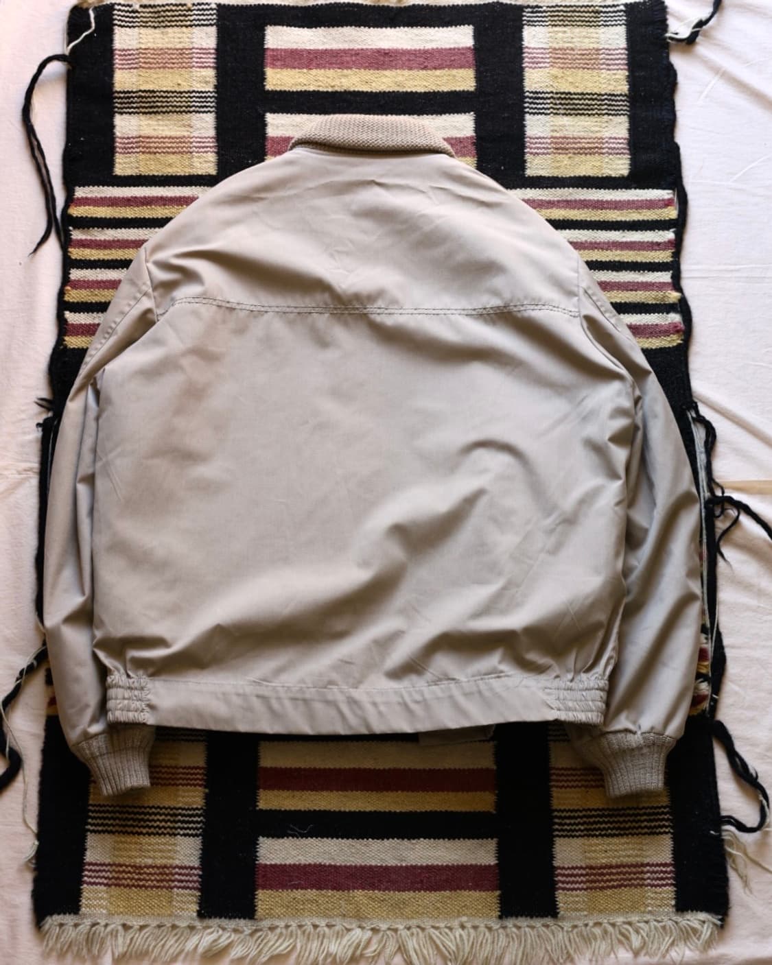 맥그리거 60s 다크론/파일 니트칼라 봄버 자켓 상품이미지10