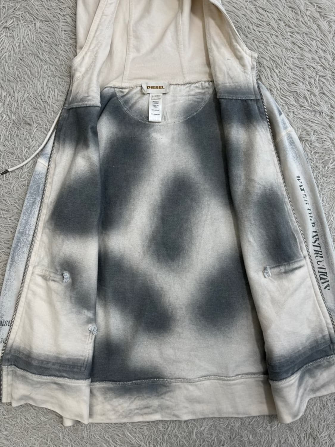 디젤 빈티지 후드 집업/#2816 상품이미지5