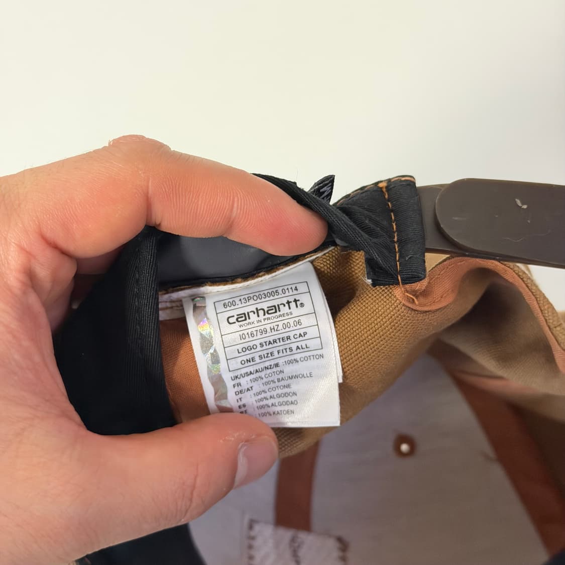 칼하트Wip x 스타터 스냅백 모자 상품이미지6