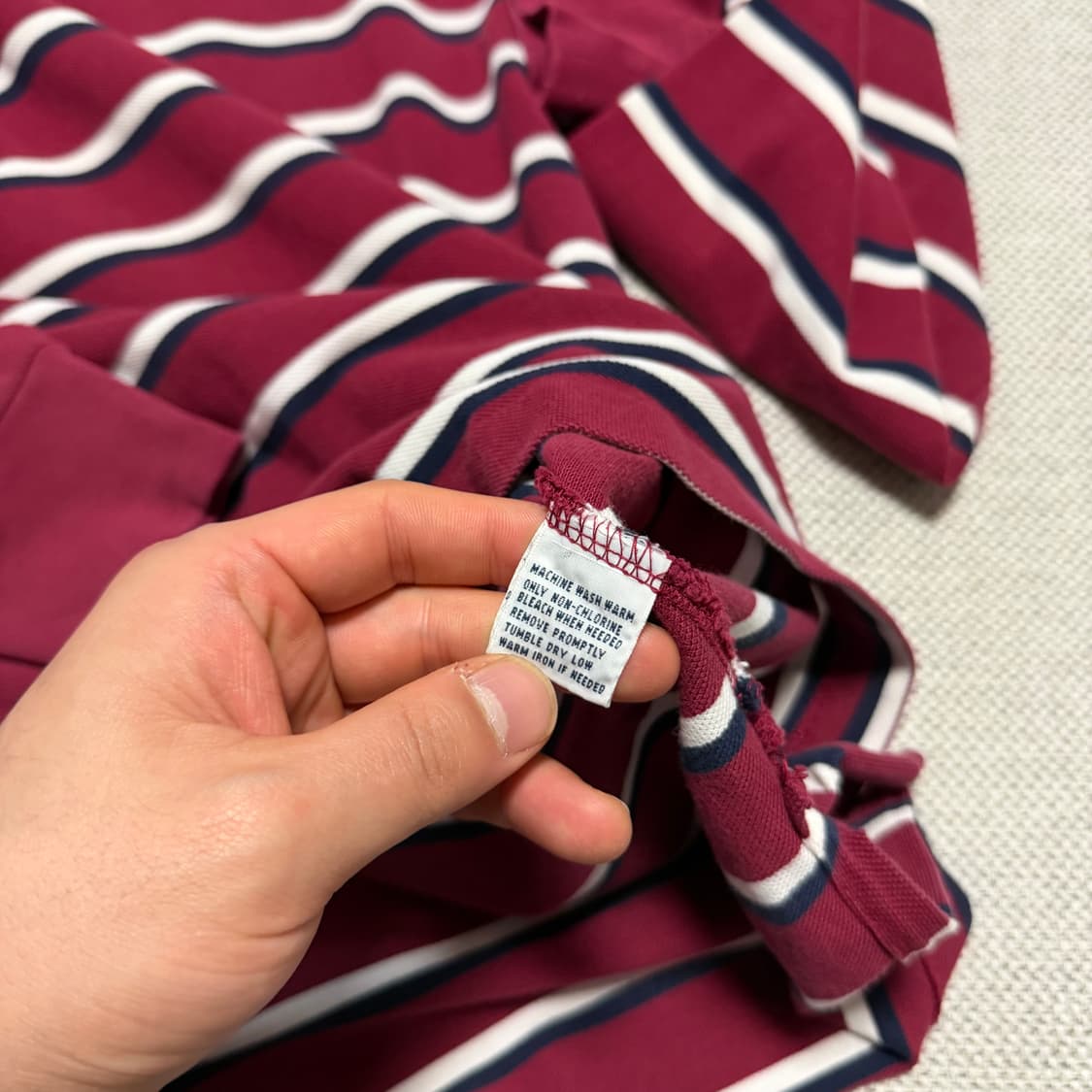 폴로 랄프로렌 스트라이프 긴팔 폴로티 상품이미지3