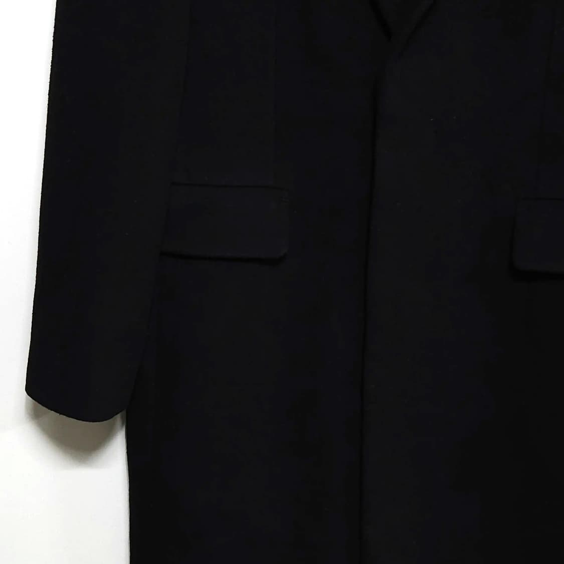 100~105)지오송지오 캐시미어 코트 블랙 상품이미지3