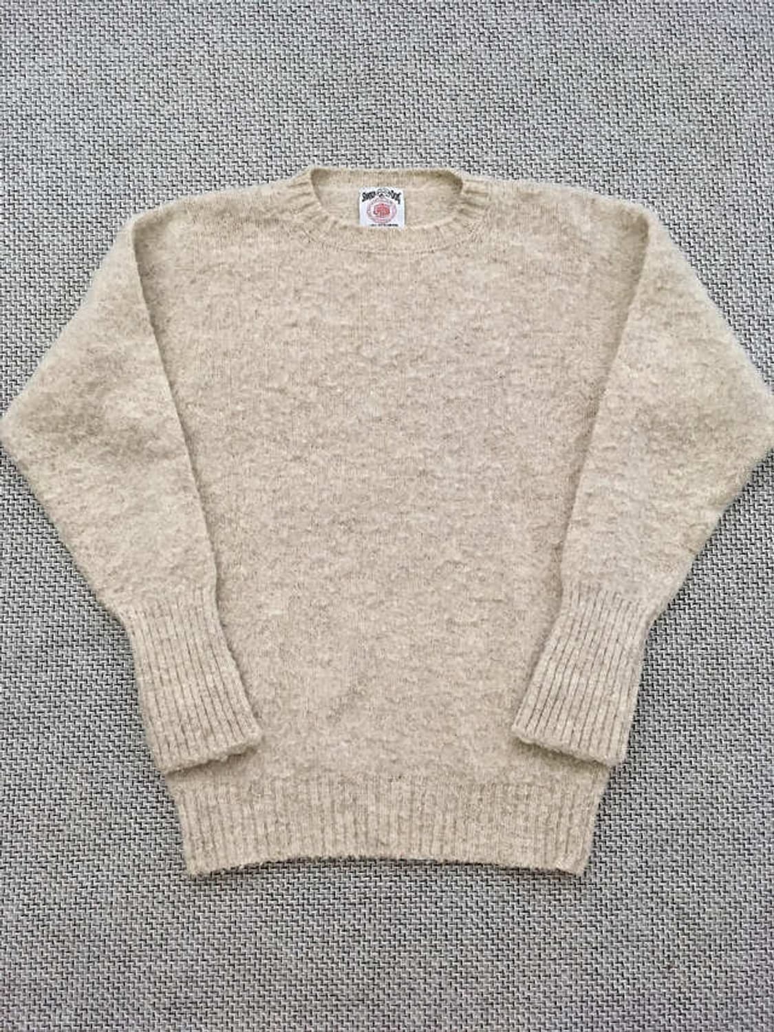 Real shetland wool shaggy dog crewneck 상품이미지7