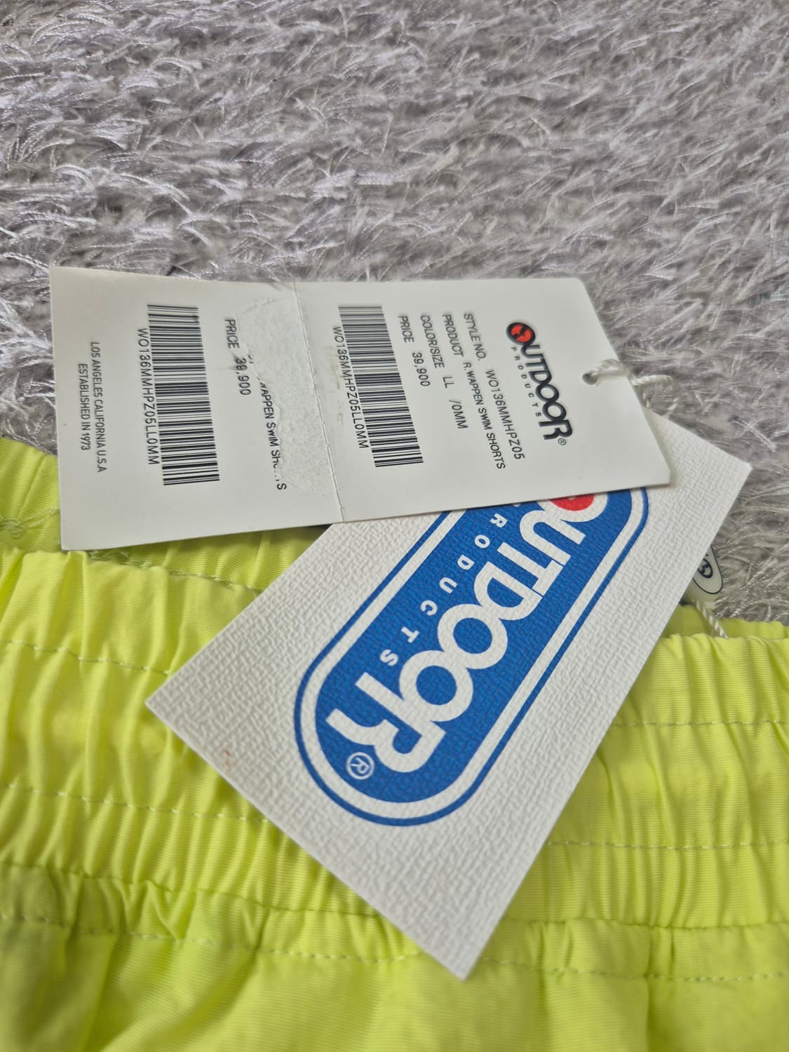 새제품)아웃도어프로덕트형광반바지 물놀이바지  상품이미지4