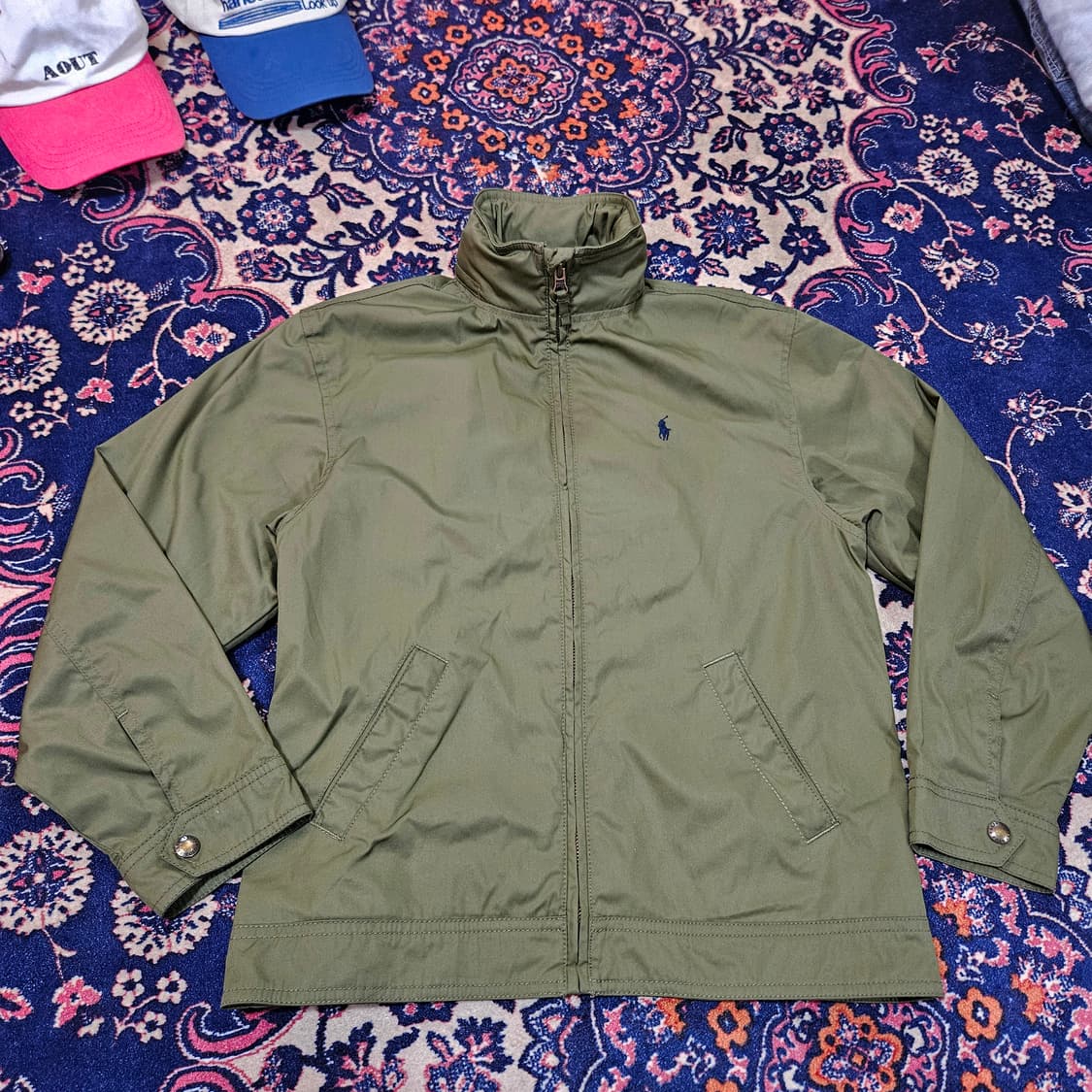 폴로랄프로렌 바람막이 올리브 블루종 자켓  상품이미지2