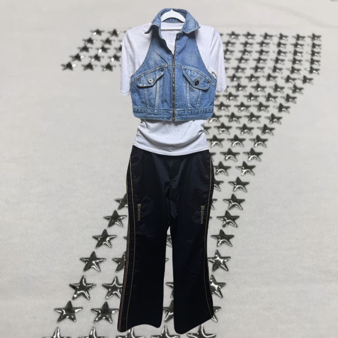 y2k 빈티지 코디 세트 상품이미지1