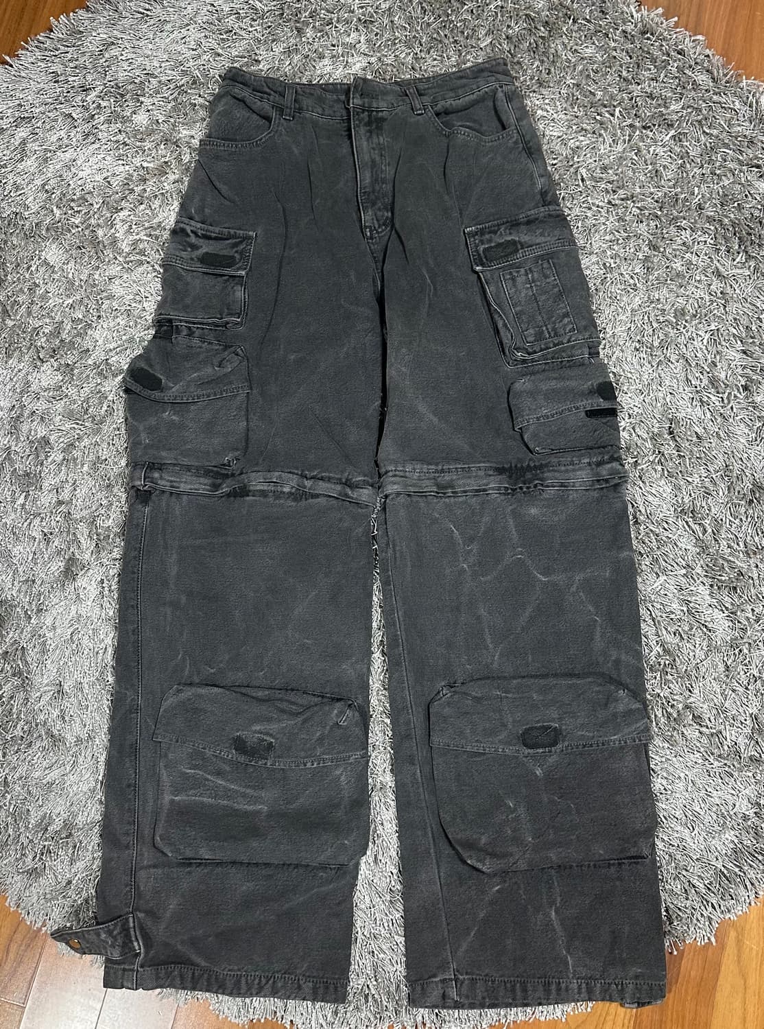 [S] dnsr 디앤써 피그다잉 투웨이 카고 팬츠 상품이미지2