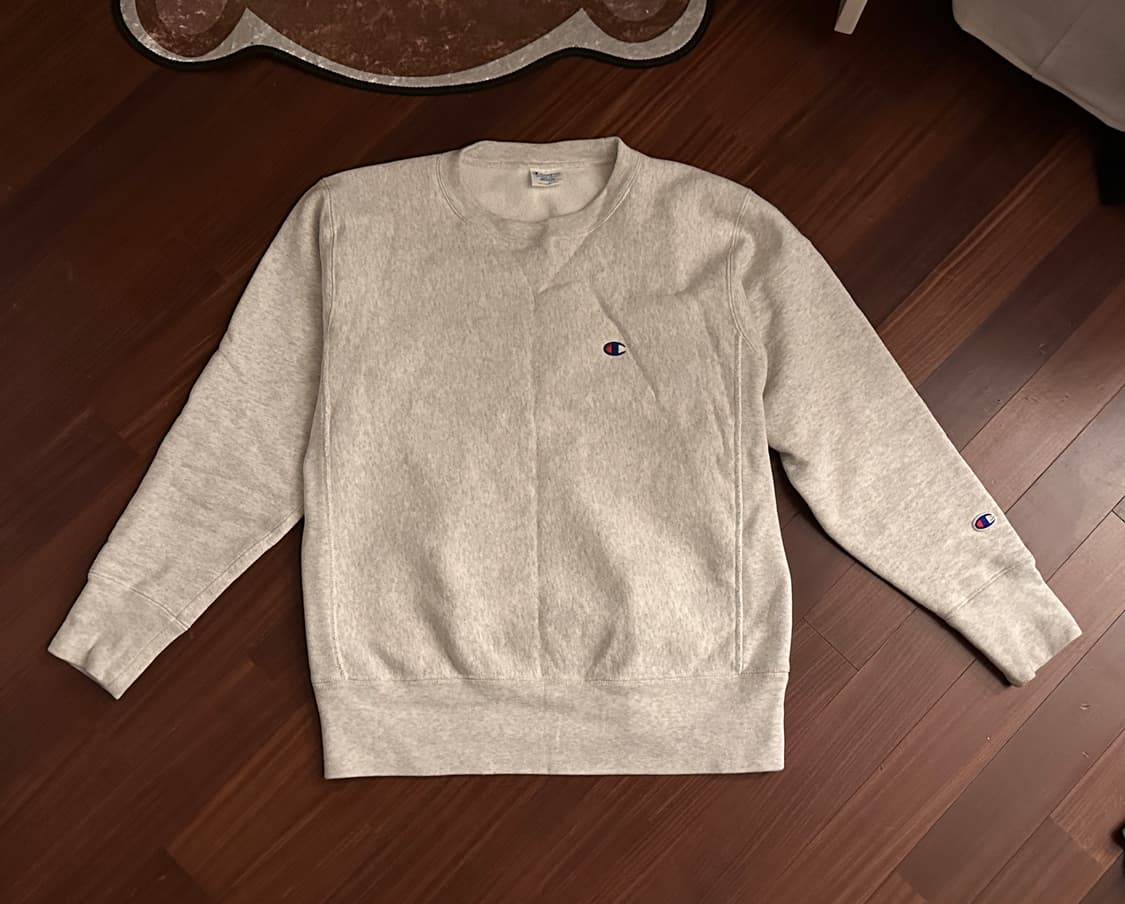 챔피온 리버스위브 맨투맨 M 그레이 상품이미지1