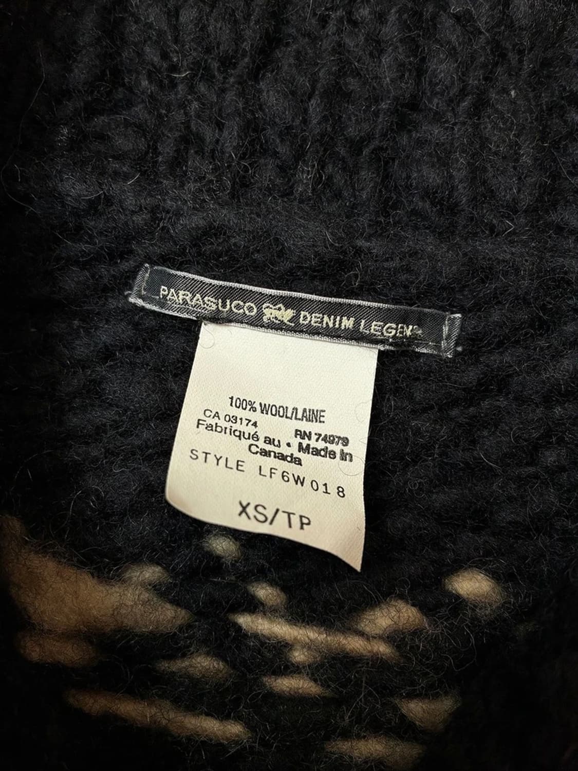 파라수코 00's 캐나다 헤비울 니트 조끼 PN5738    상품이미지6