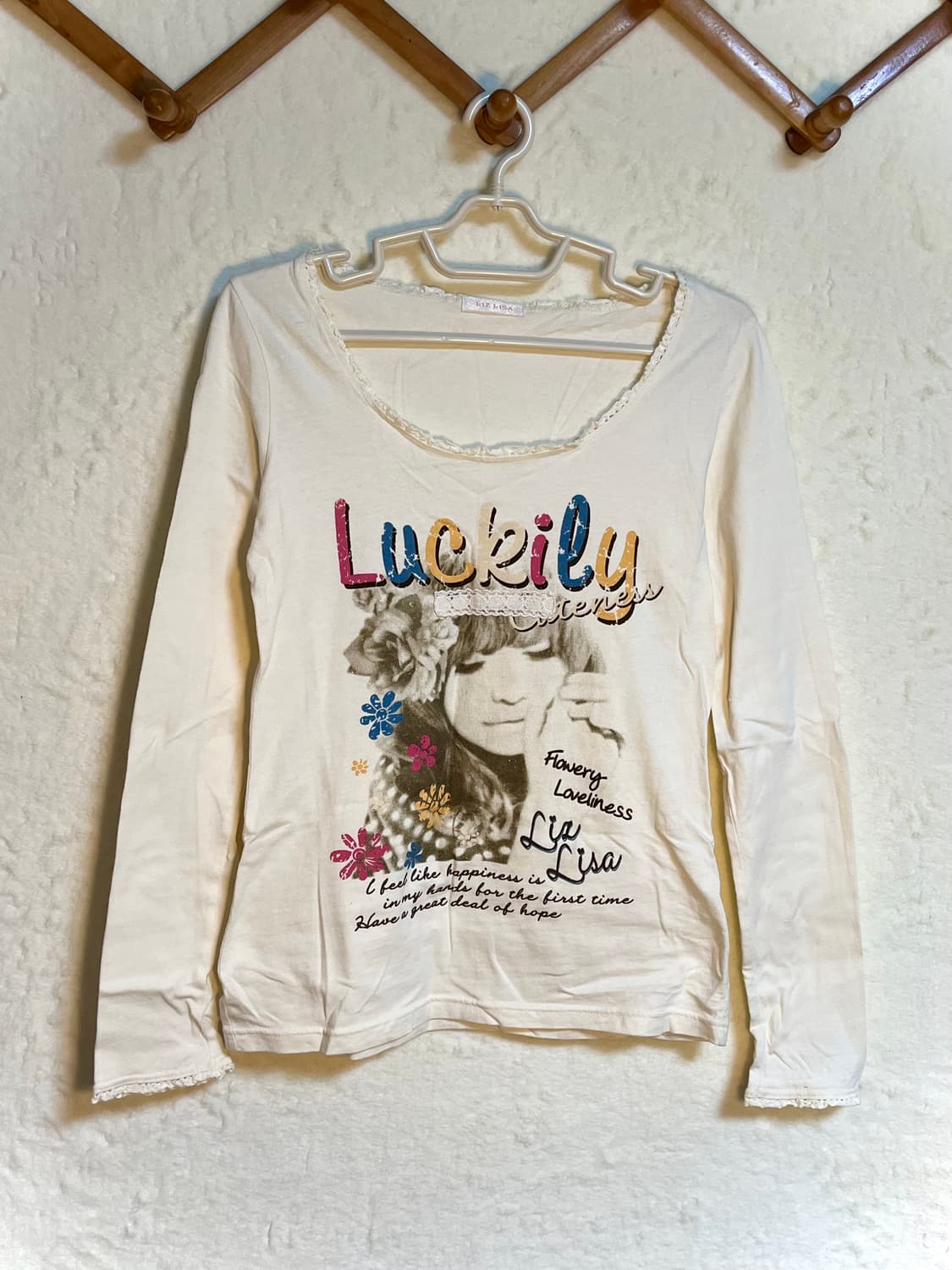 빈티지 리즈리사 롱슬리브 긴팔 티셔츠 상품이미지1