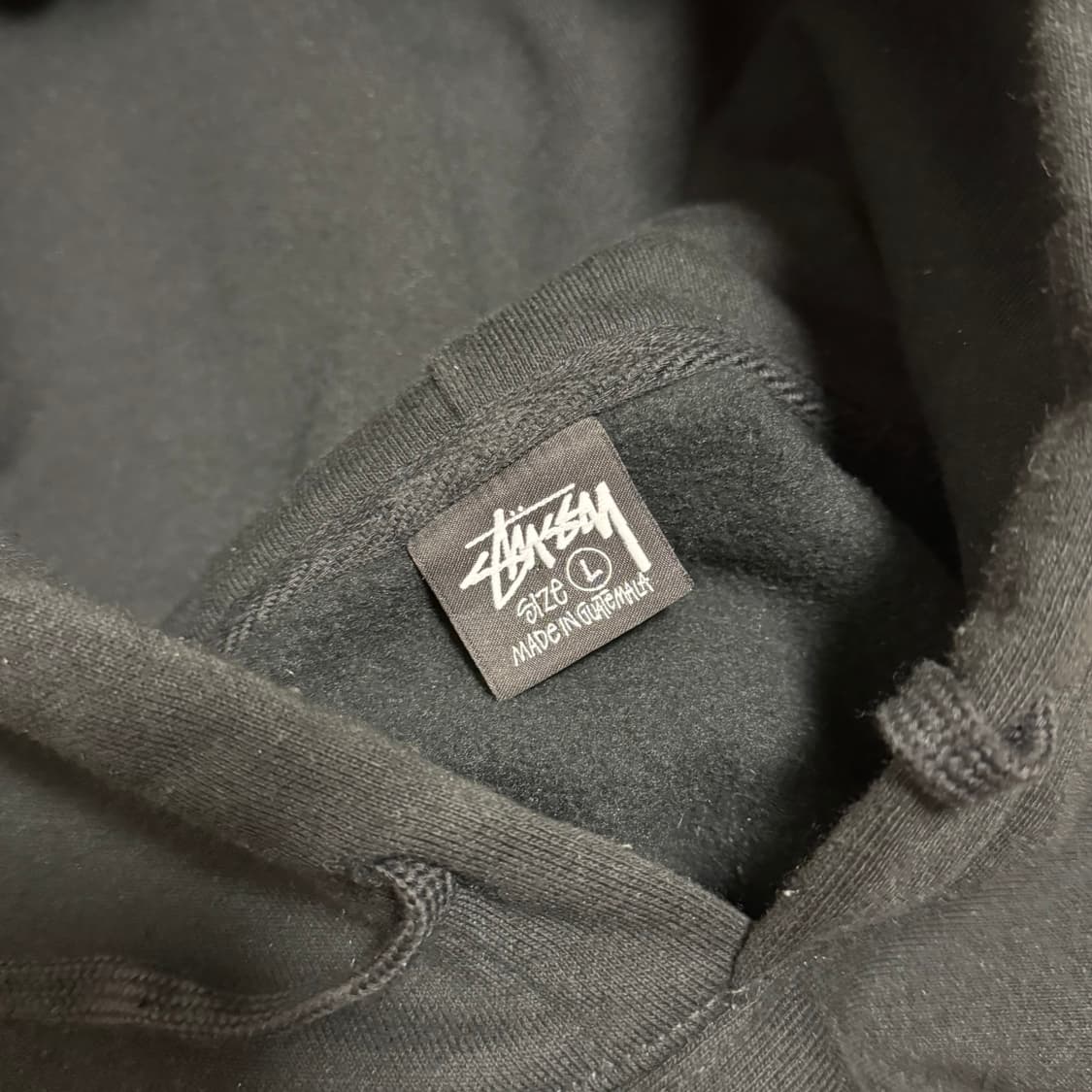 스투시 체리 후드티 블랙 L 상품이미지4