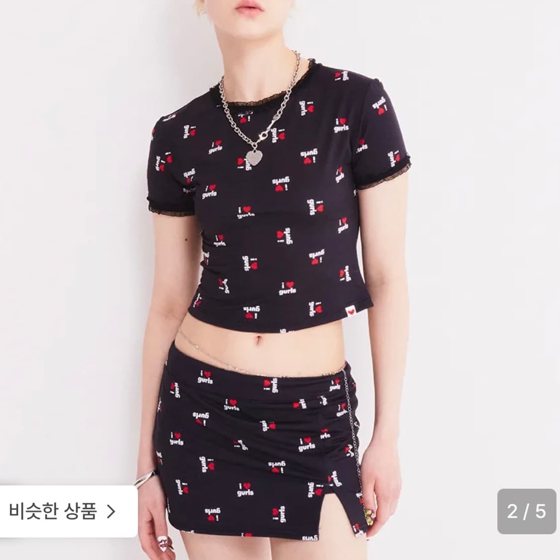 애즈이프캘리 LOVE GURLS GRAPHIC SHORT-PANTS 상품이미지3