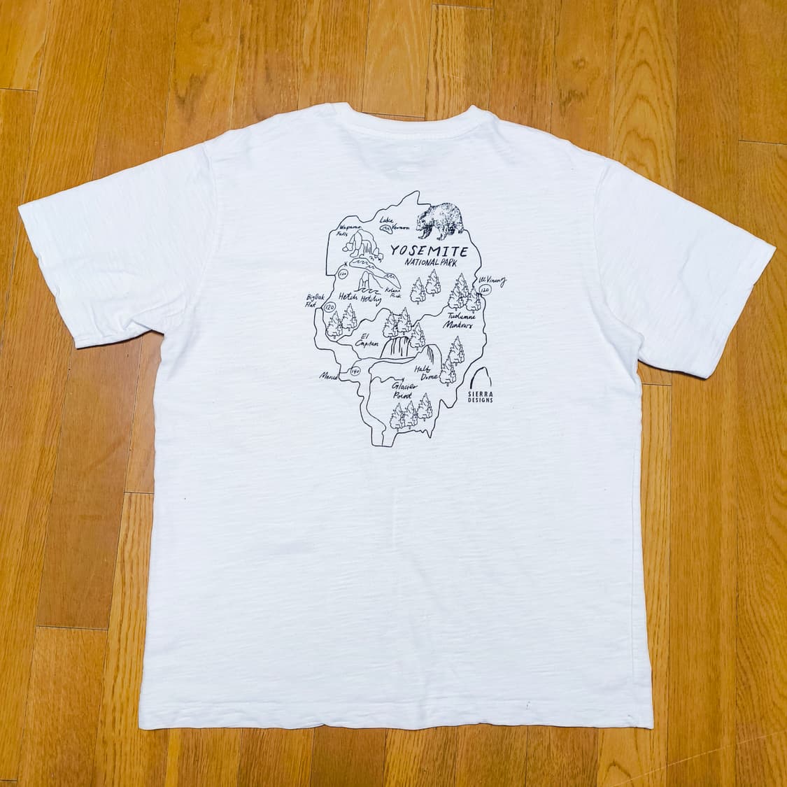 ​[L] 시에라 디자인(Sierra Designs) 화이트 포켓 티셔츠 상품이미지2