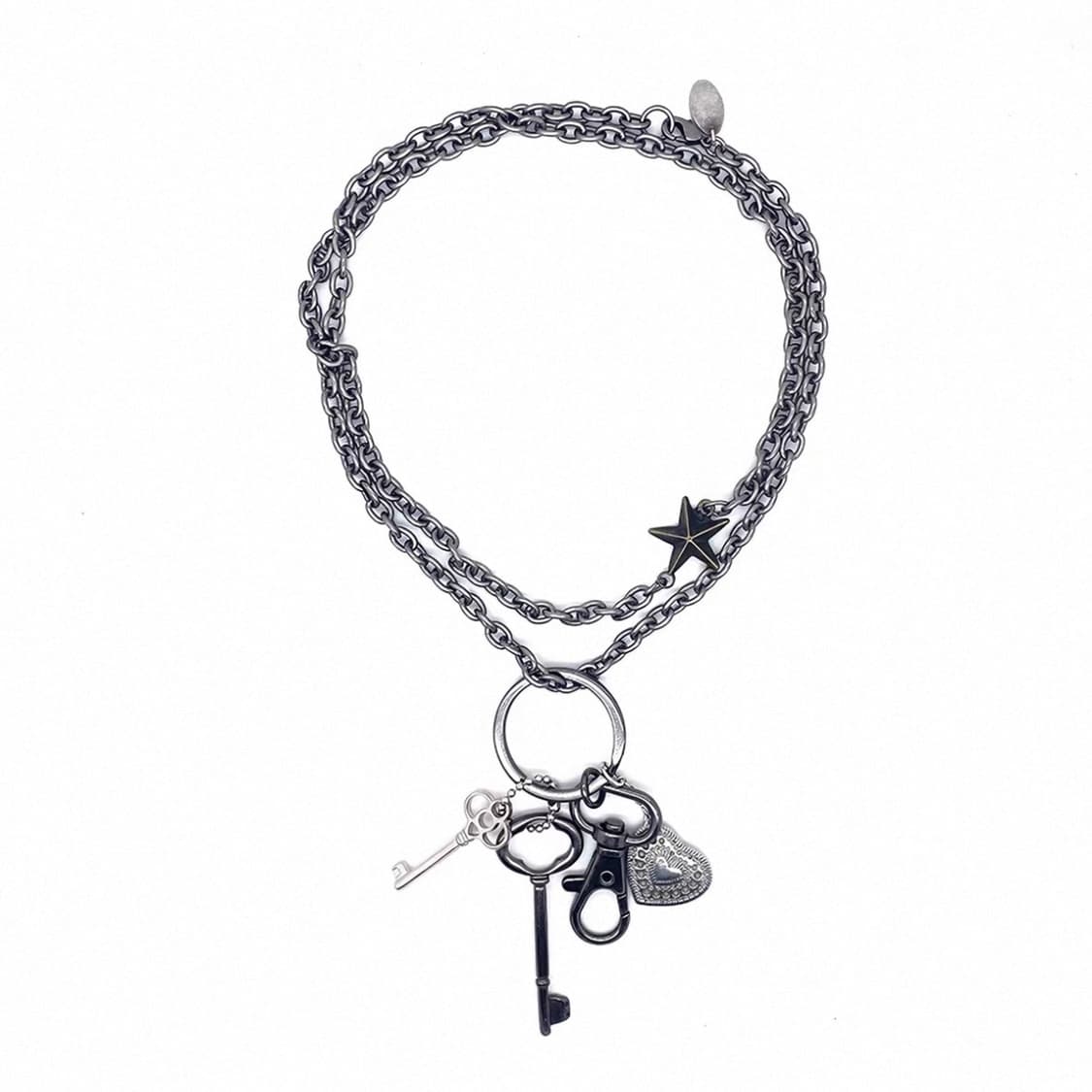 SchwarzGold 펜던트 레이어드 목걸이 necklace 상품이미지3