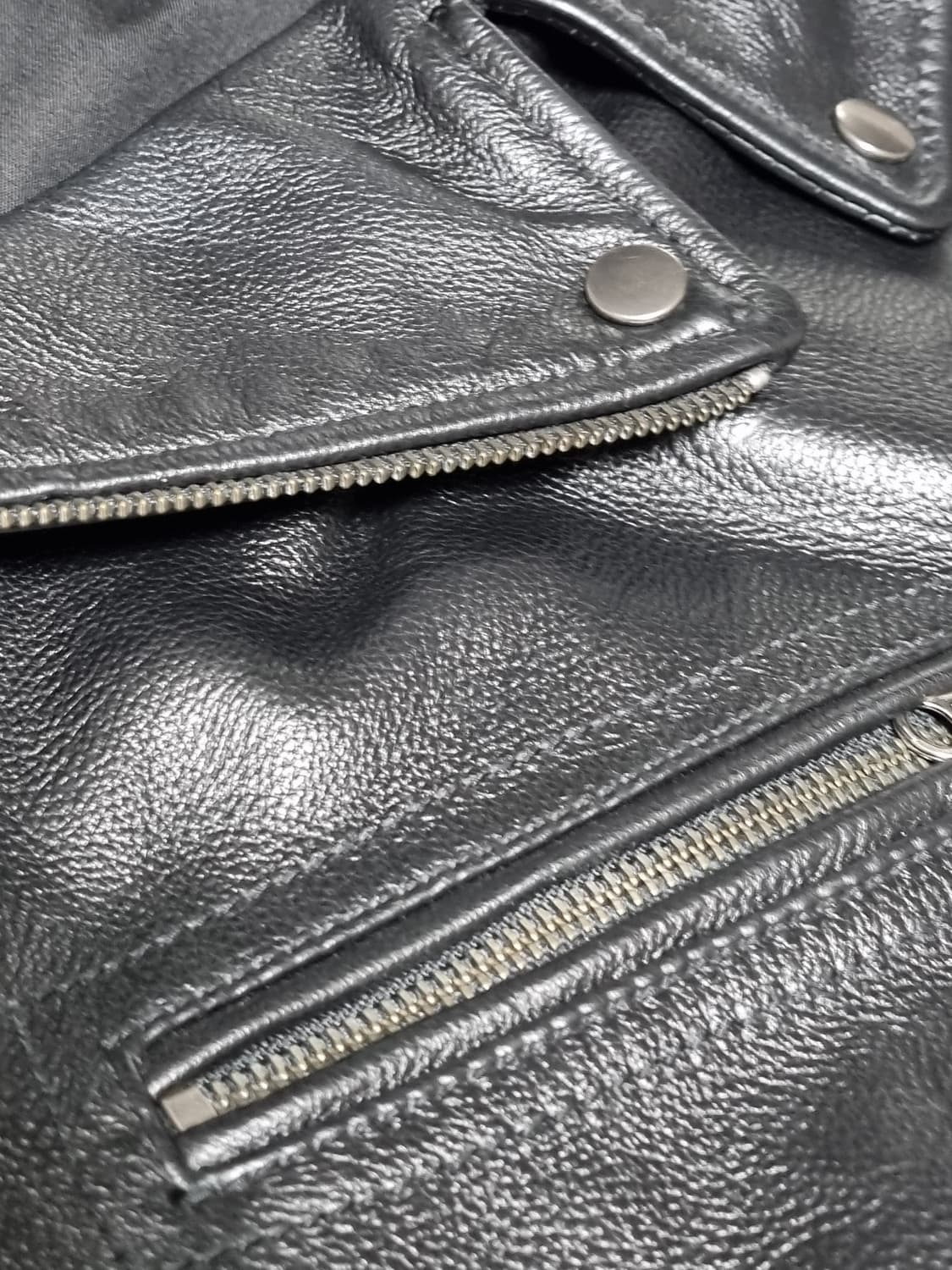 빈티지 소가죽 라이더자켓 상품이미지5