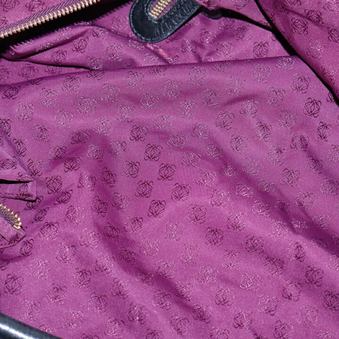 로에베 1990-2000's 아이르 나파 레더 데보스드 로고 핸드백 상품이미지7