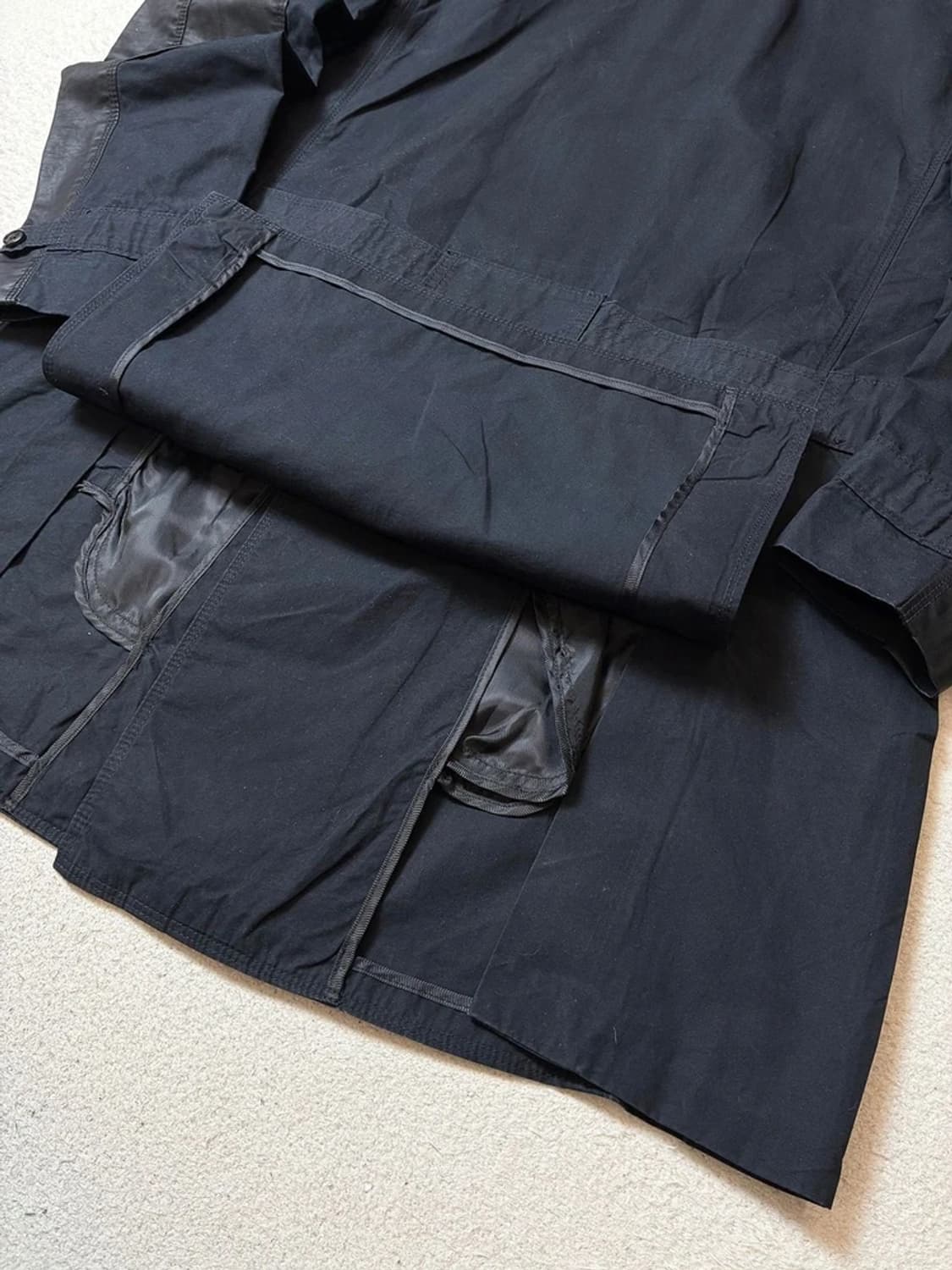 아르마니 익스체인지 00's 코팅 트림 트렌치 코트 PN7840 상품이미지7