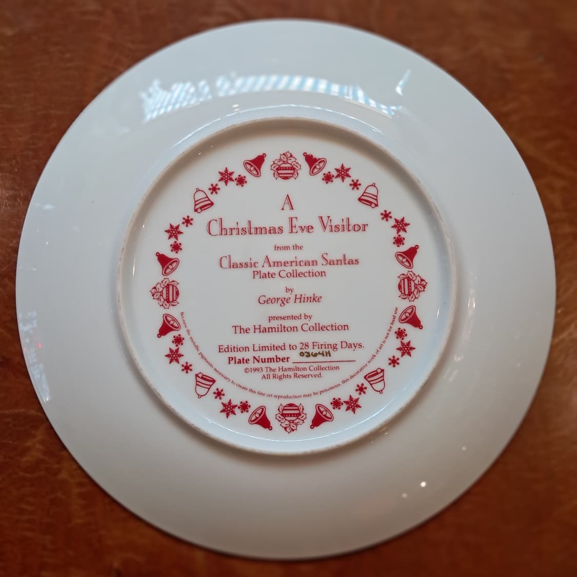 해밀턴컬렉션 크리스마스 장식 접시 상품이미지5