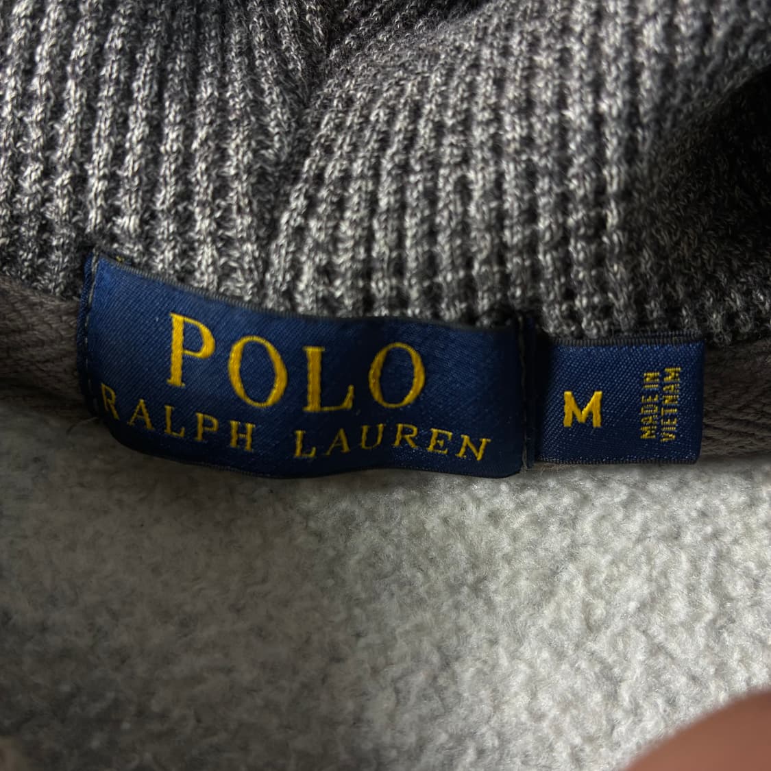 Polo  폴로 랄프로렌 자수 코튼 그레이 써멀 후드집업  상품이미지5