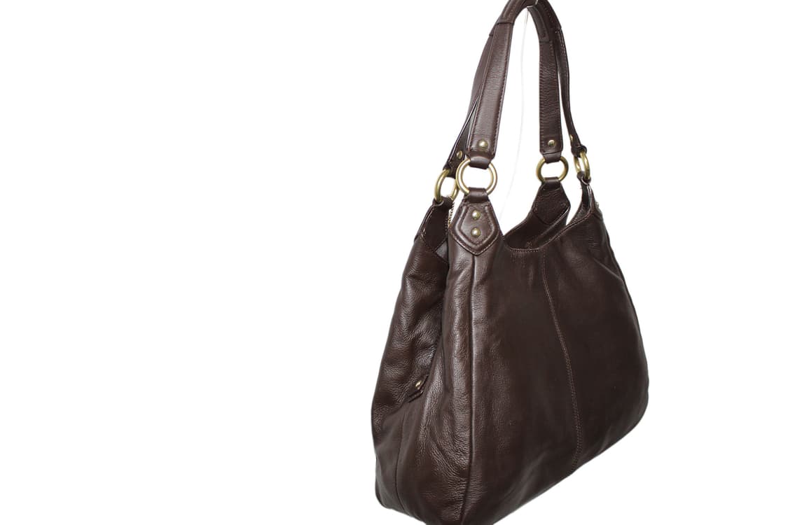 2000s Y2K COACH 코치 레더 숄더백 상품이미지5