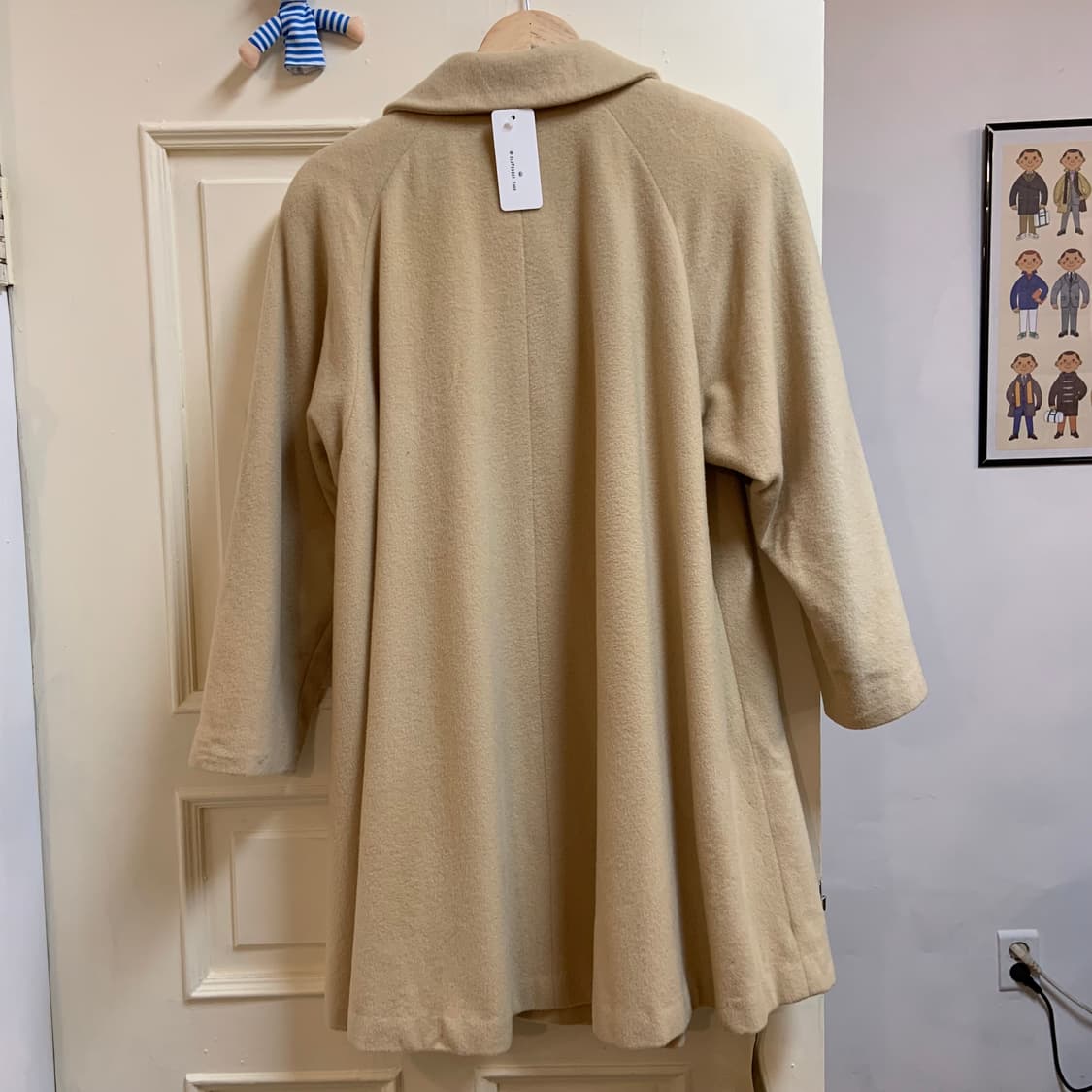 일본 빈티지 원버튼 코트 상품이미지4
