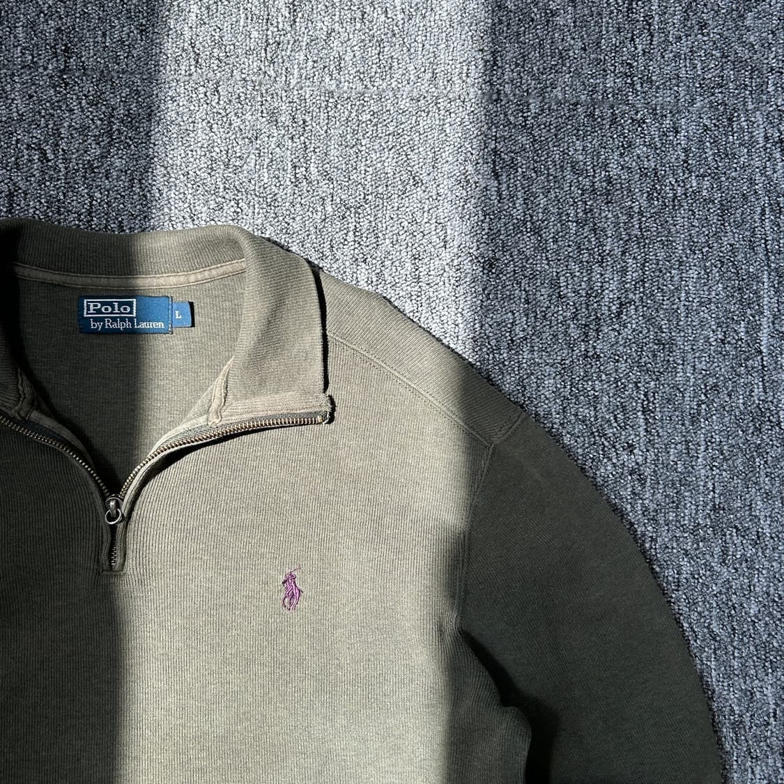 폴로 랄프로렌 카키 리메이크 하프집업 상품이미지2