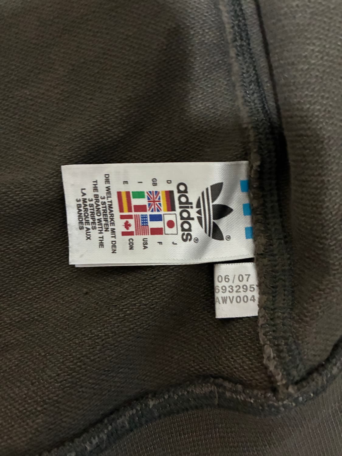 아디다스 빈티지 후드 집업 상품이미지3