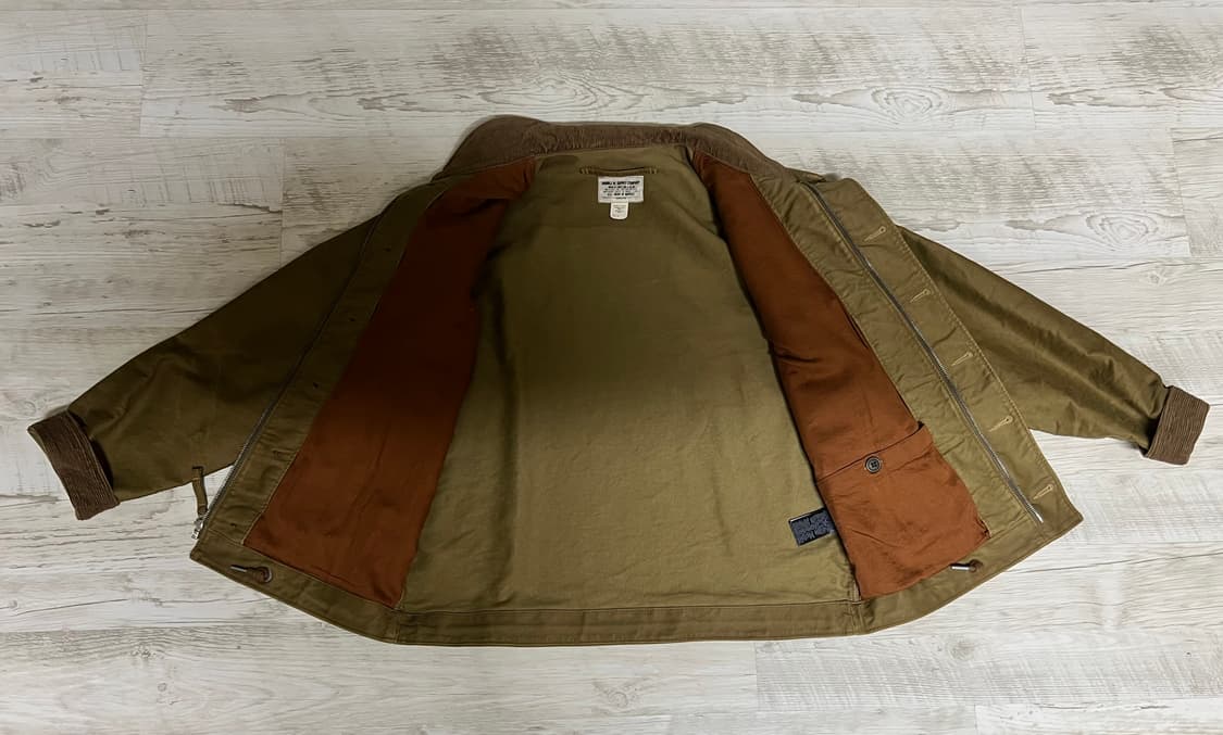 더블알엘 RRL 코듀로이 칼라 코튼 덱 재킷(m, 카키) 상품이미지3