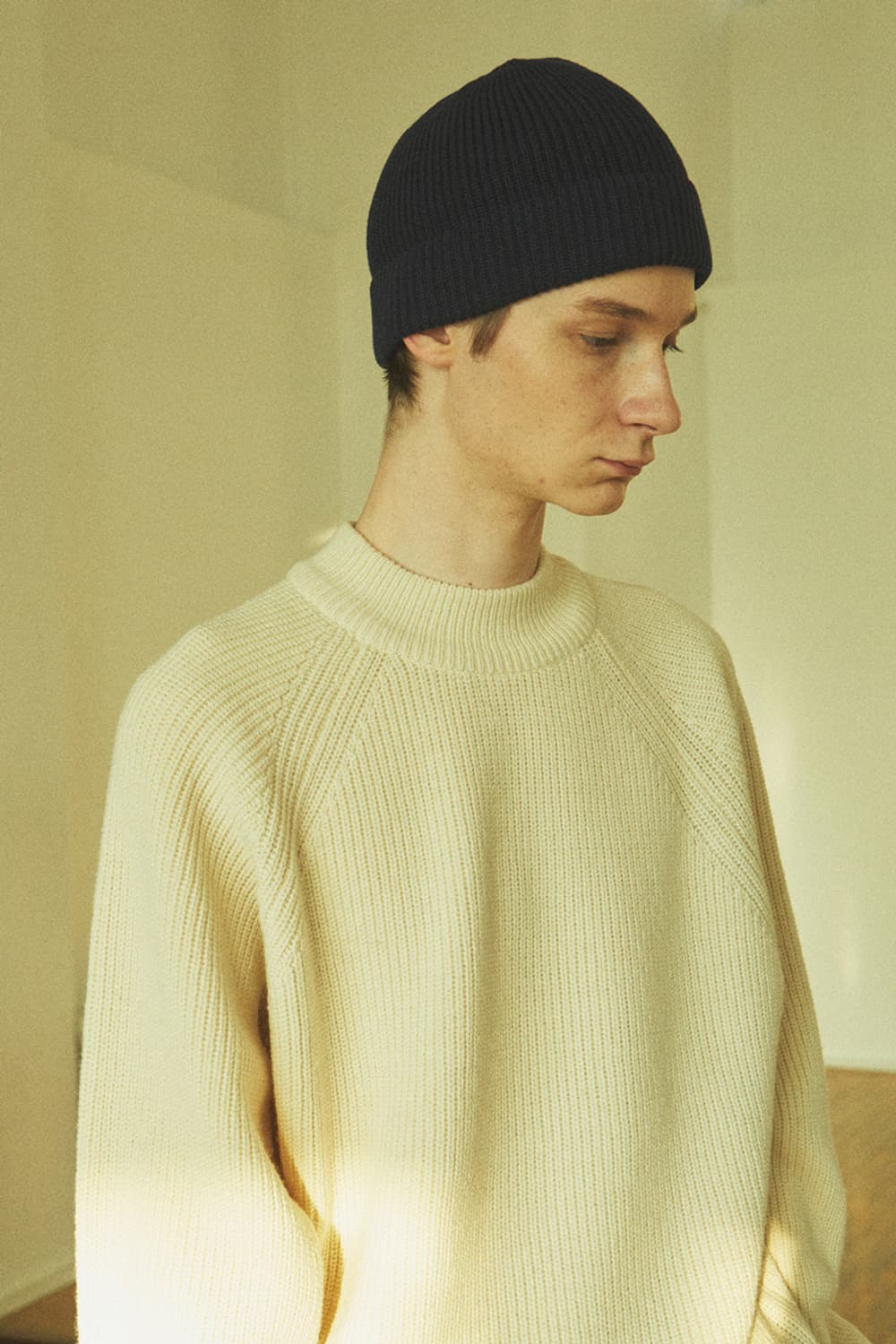 토마스모어 하찌 반목 니트 크림 (L) 상품이미지2