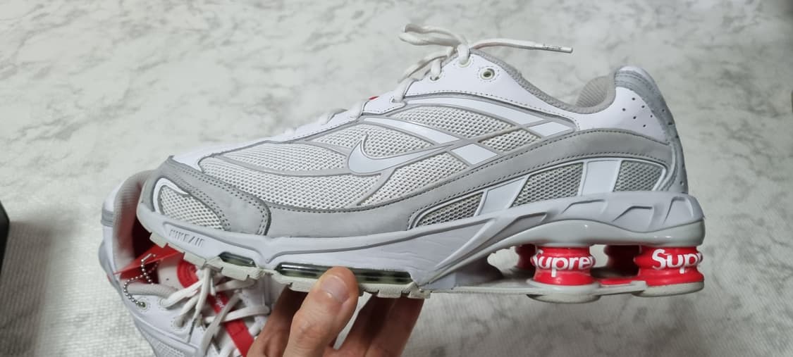 나이키 슈프림 샥스 라이드 2 sp 화이트 290 상품이미지4