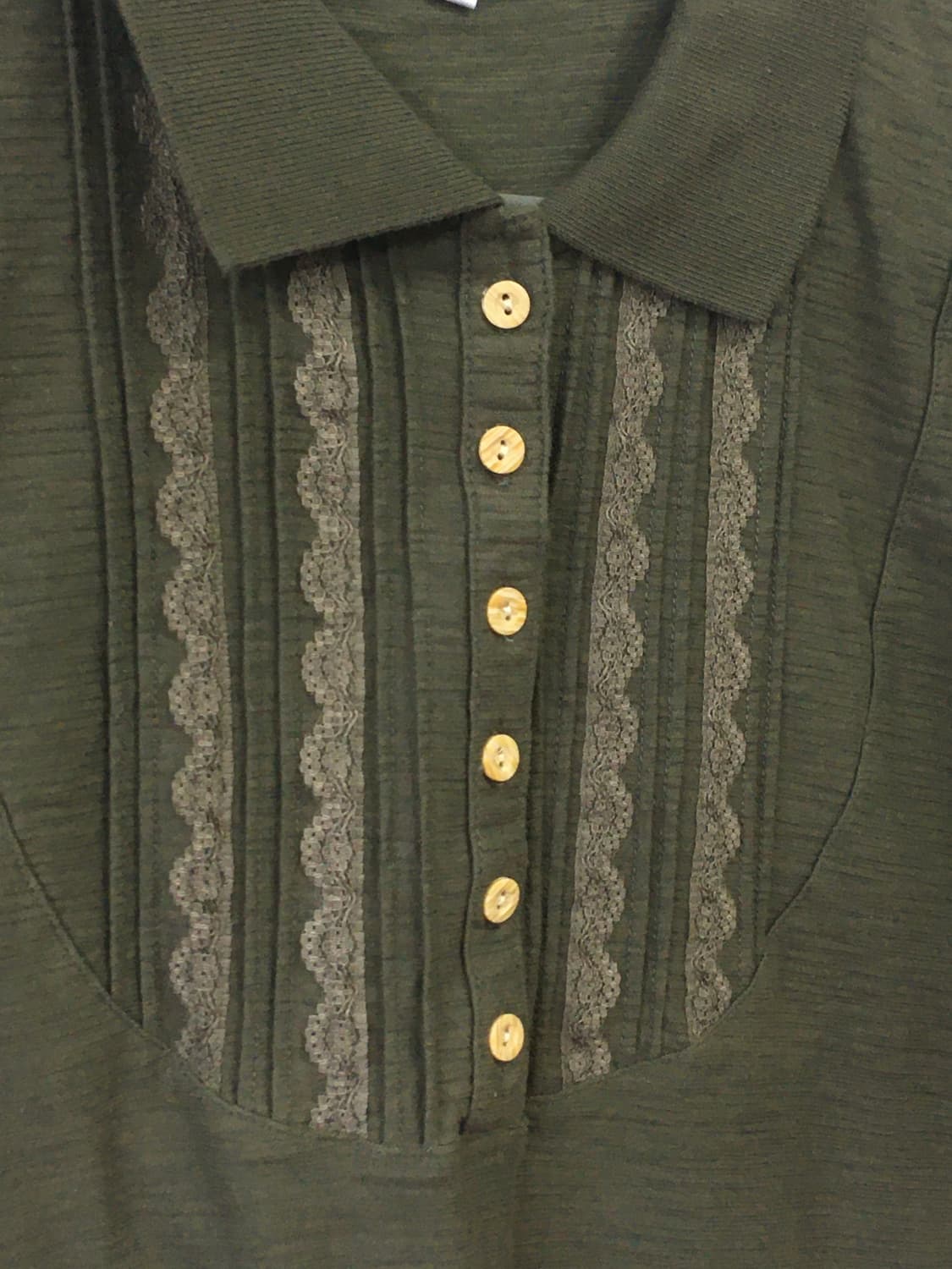 vintage wooden button top 상품이미지3