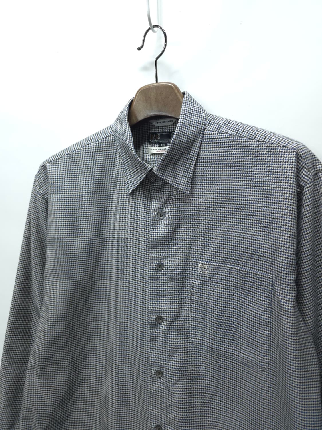 닥스(DAKS)런던 수입원단 링클프리 체크셔츠 ( 남성105 ) 상품이미지2