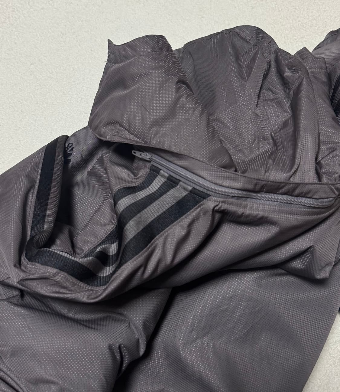 아디다스 카키블랙 투웨이 돕바 집업  상품이미지8