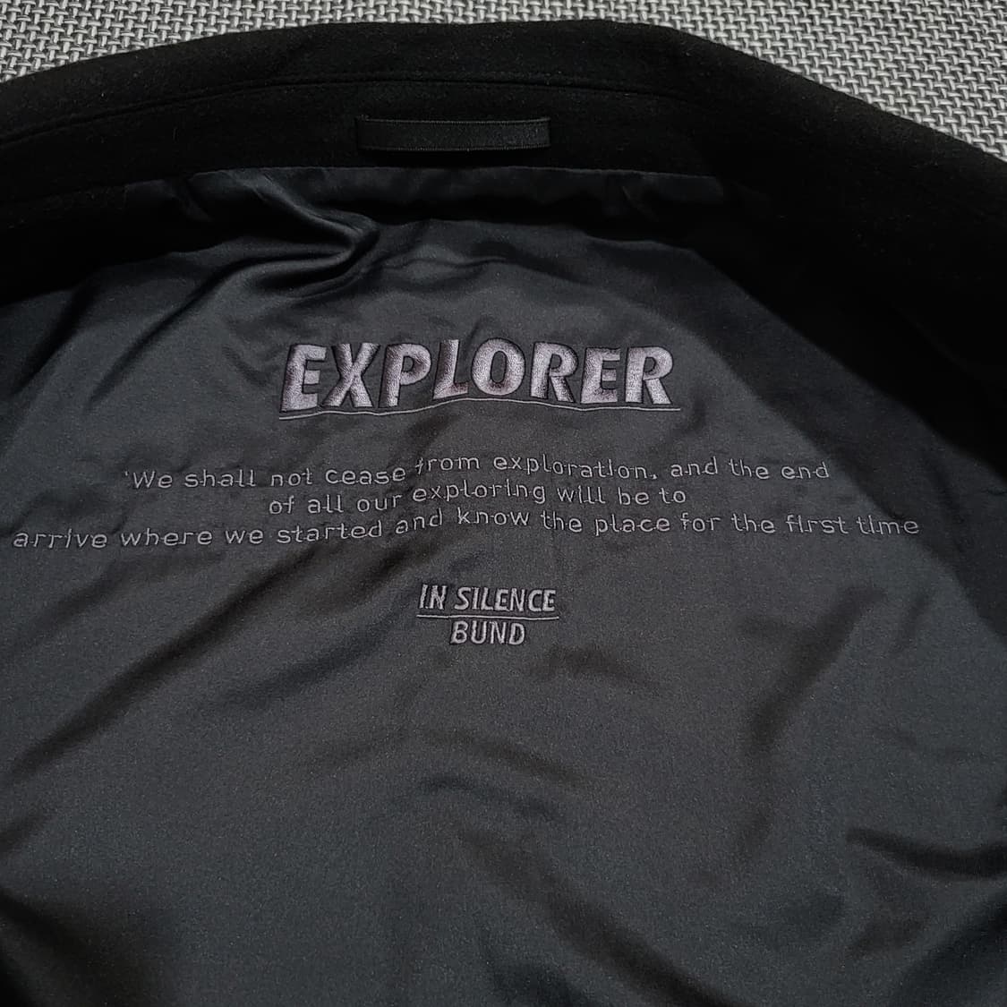 인사일런스 오버핏 울 캐시미어 코트 블랙 (S/95) 상품이미지3