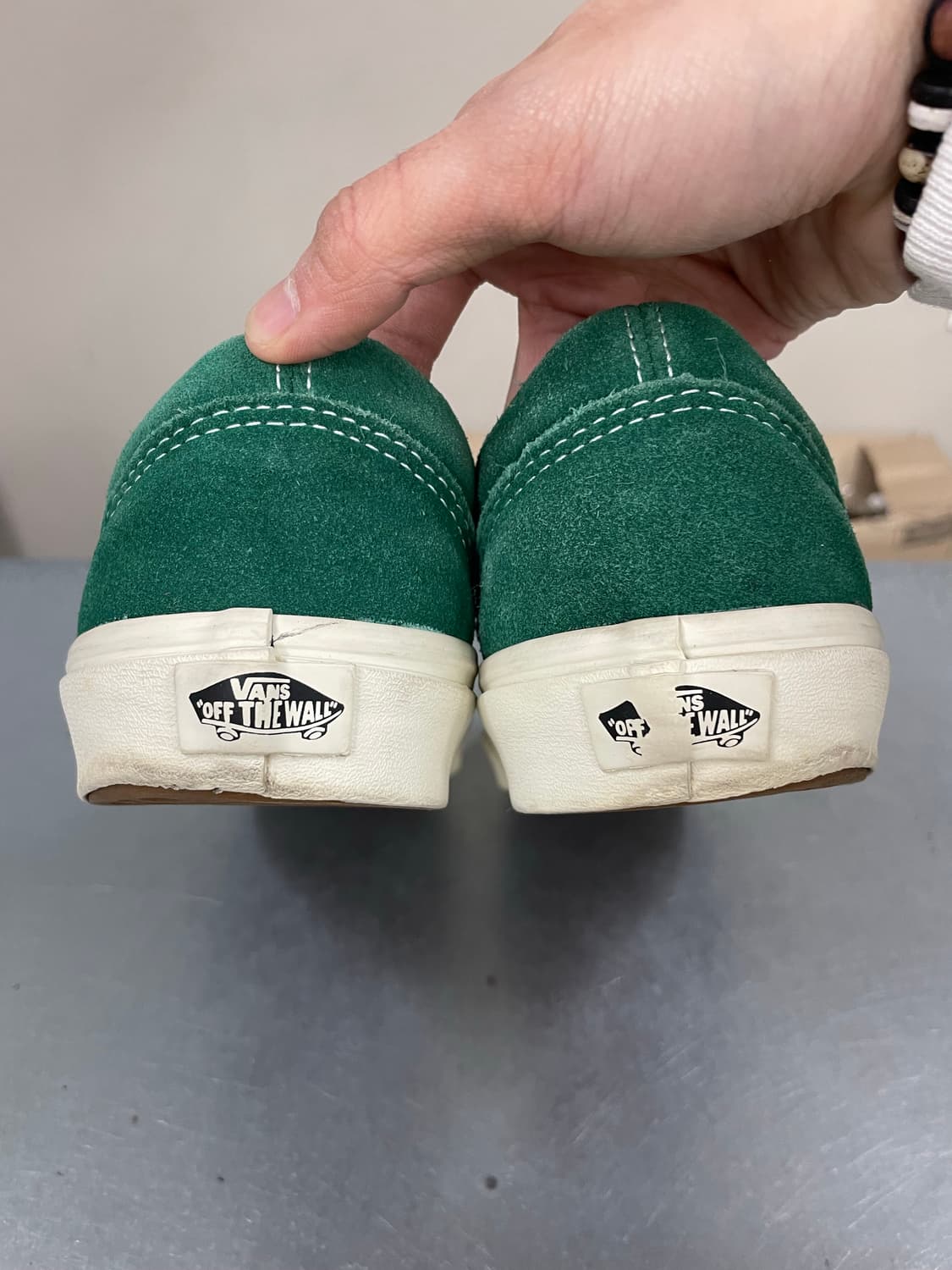 반스 올드스쿨 빈티지 에버그린 US8 상품이미지9