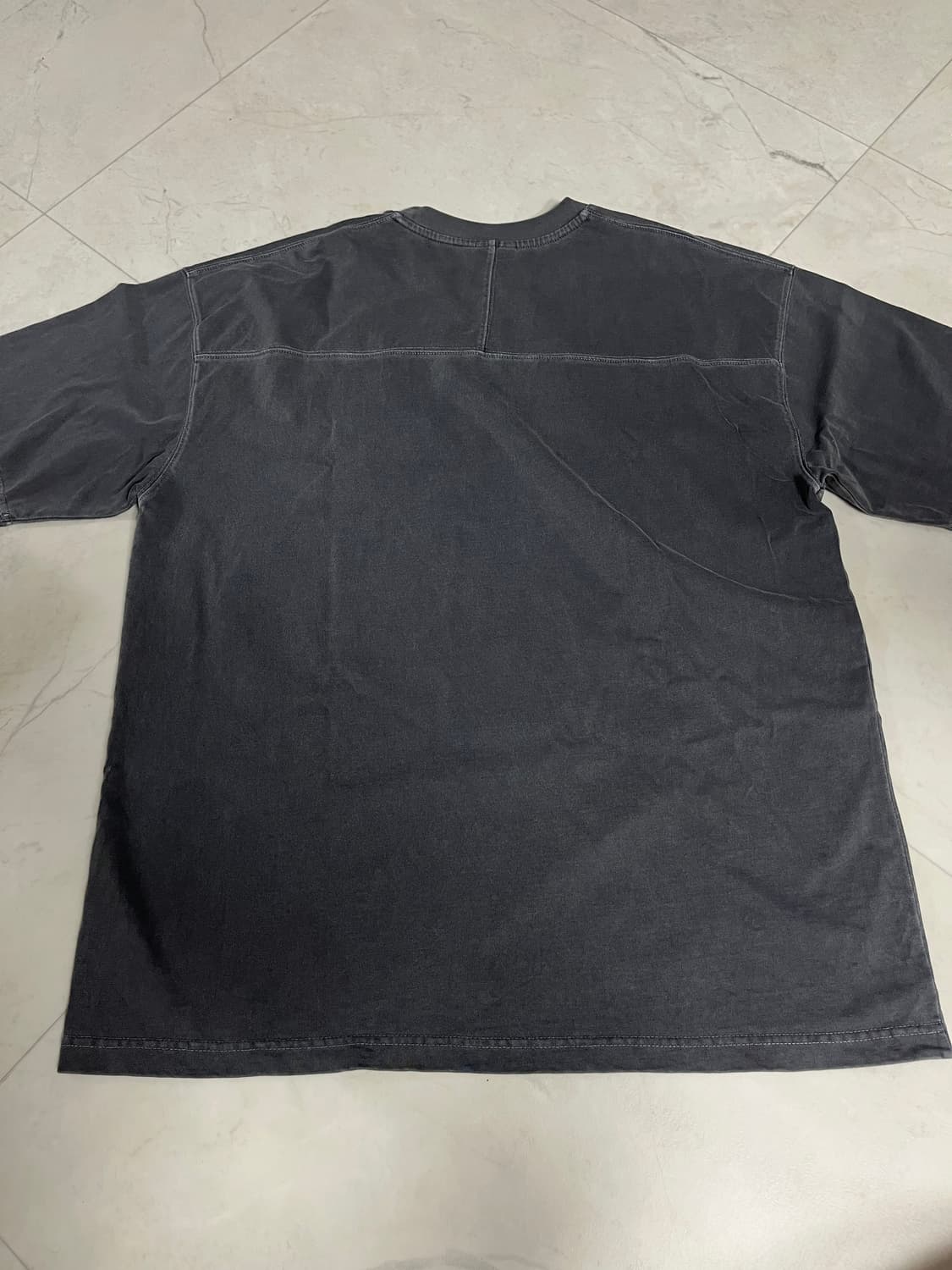 [XL] 소버먼트 460G 컷 헤비 피그먼트 반팔 티셔츠 스톤 네이비 상품이미지7