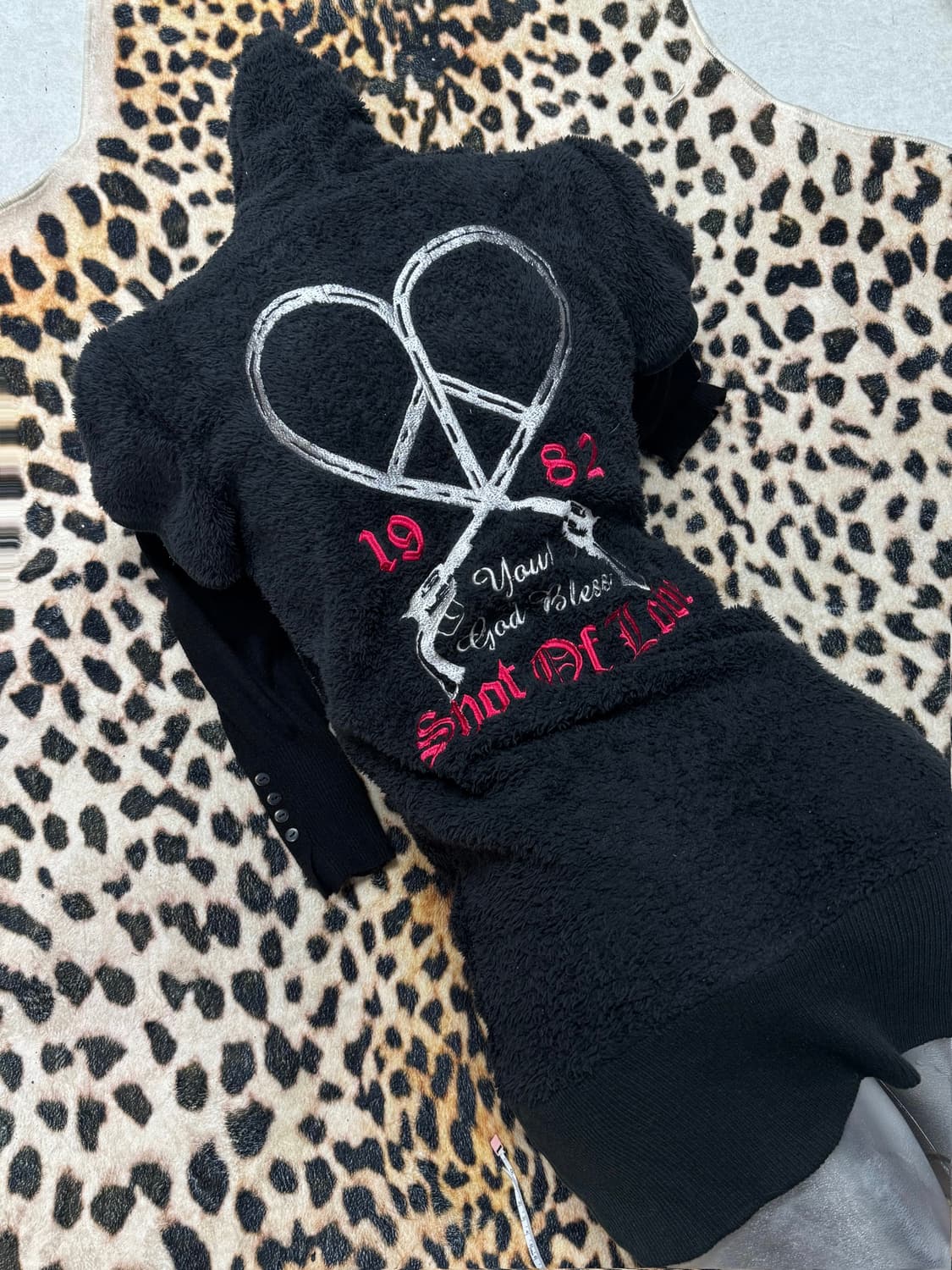 Peace mark Hoodie dress 상품이미지1