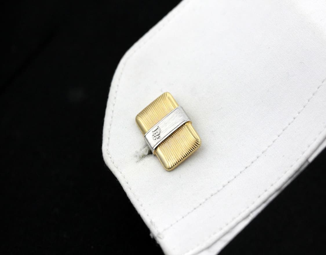 디올 A등급 5cm 남자 명품 넥타이핀 커프스 세트 상품이미지8