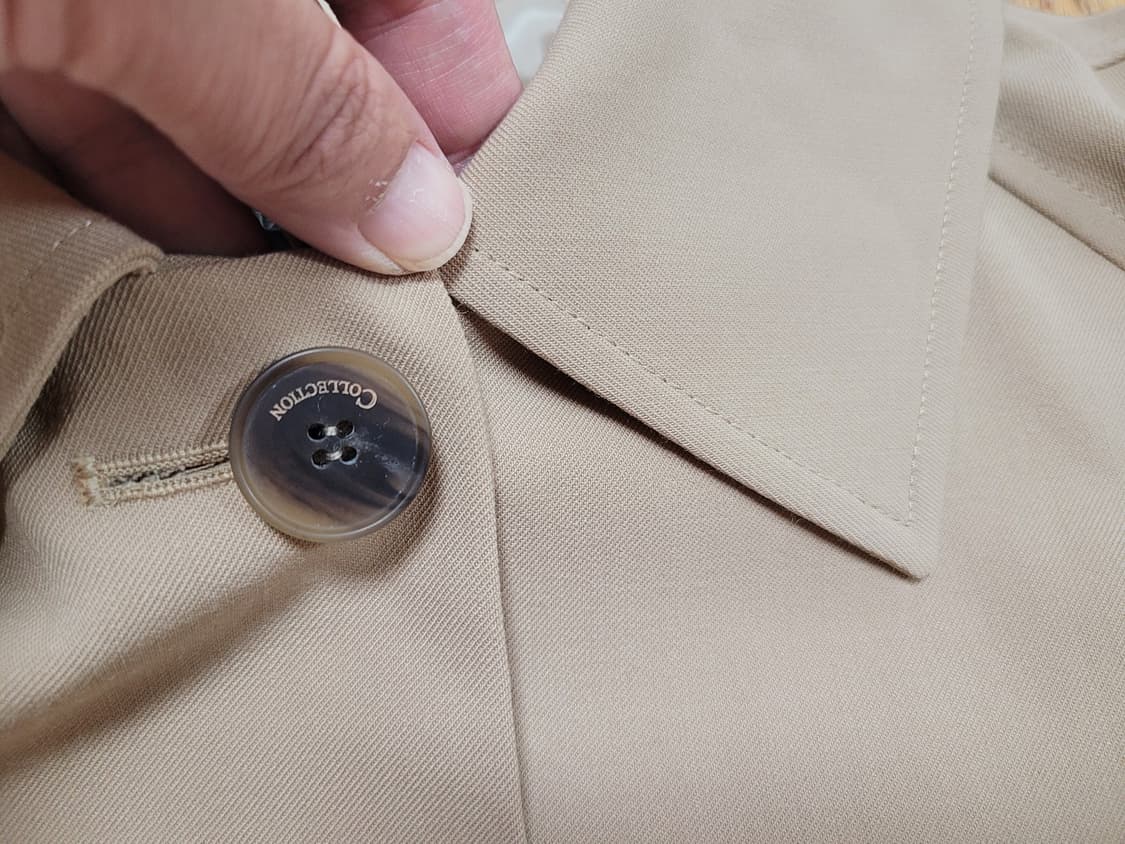 더아이잗컬렉션(THE IZZAT) 벨티드 슬릿 트렌치코트 55-66 상품이미지6