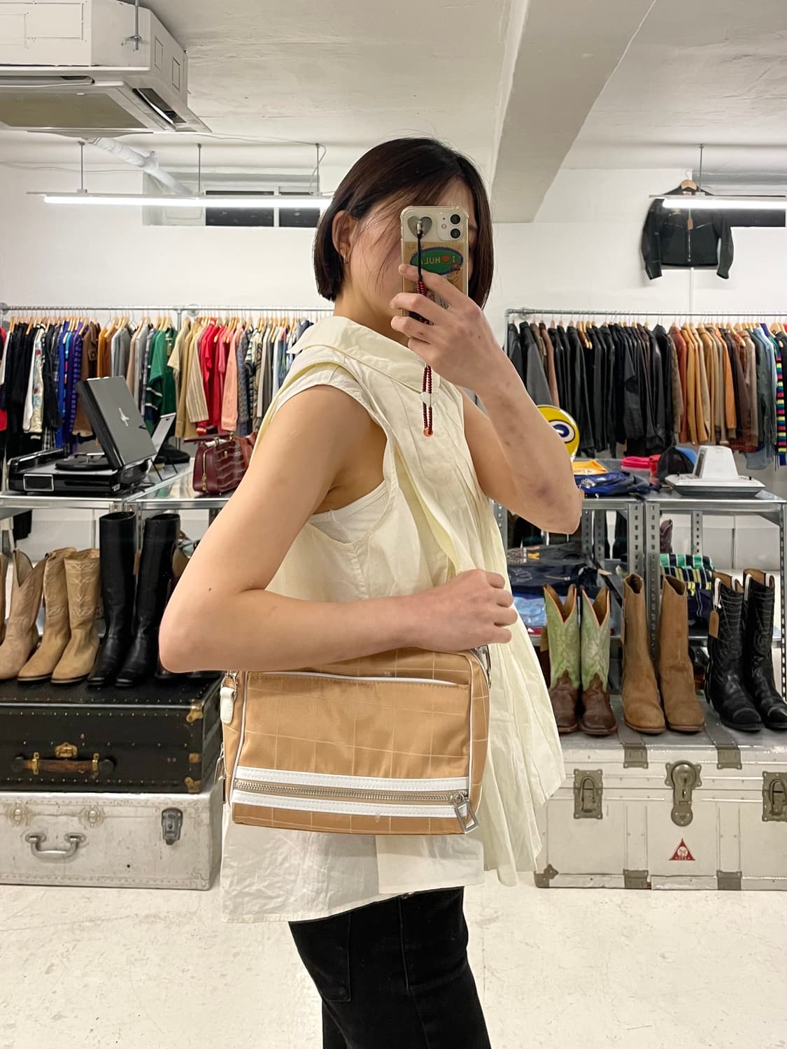 COURREGES 2way bag 쿠레쥬 투웨이 백 상품이미지1