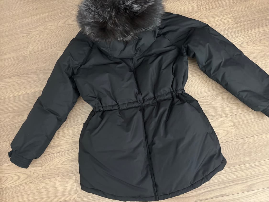 에고이스트 구스다운 폭스퍼 중기장 야상형 패딩 55 상품이미지2