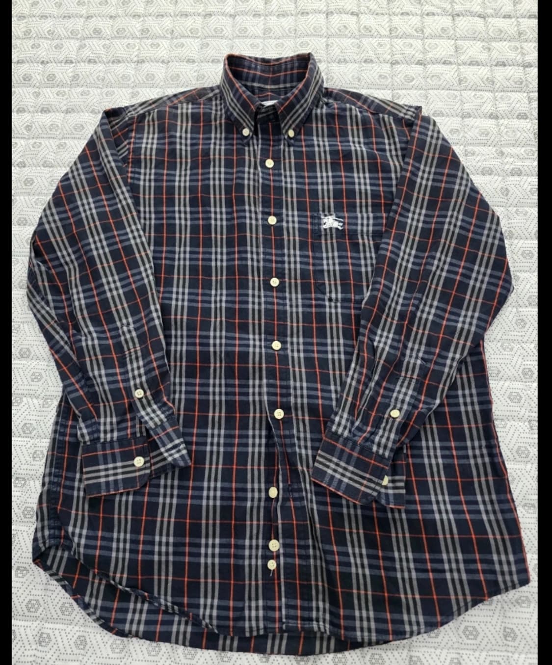 버버리 체크 남방 100 상품이미지1