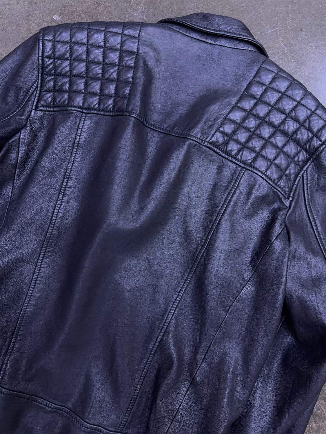 올세인츠 로울리 레더 바이커 염소 가죽자켓 M 상품이미지8