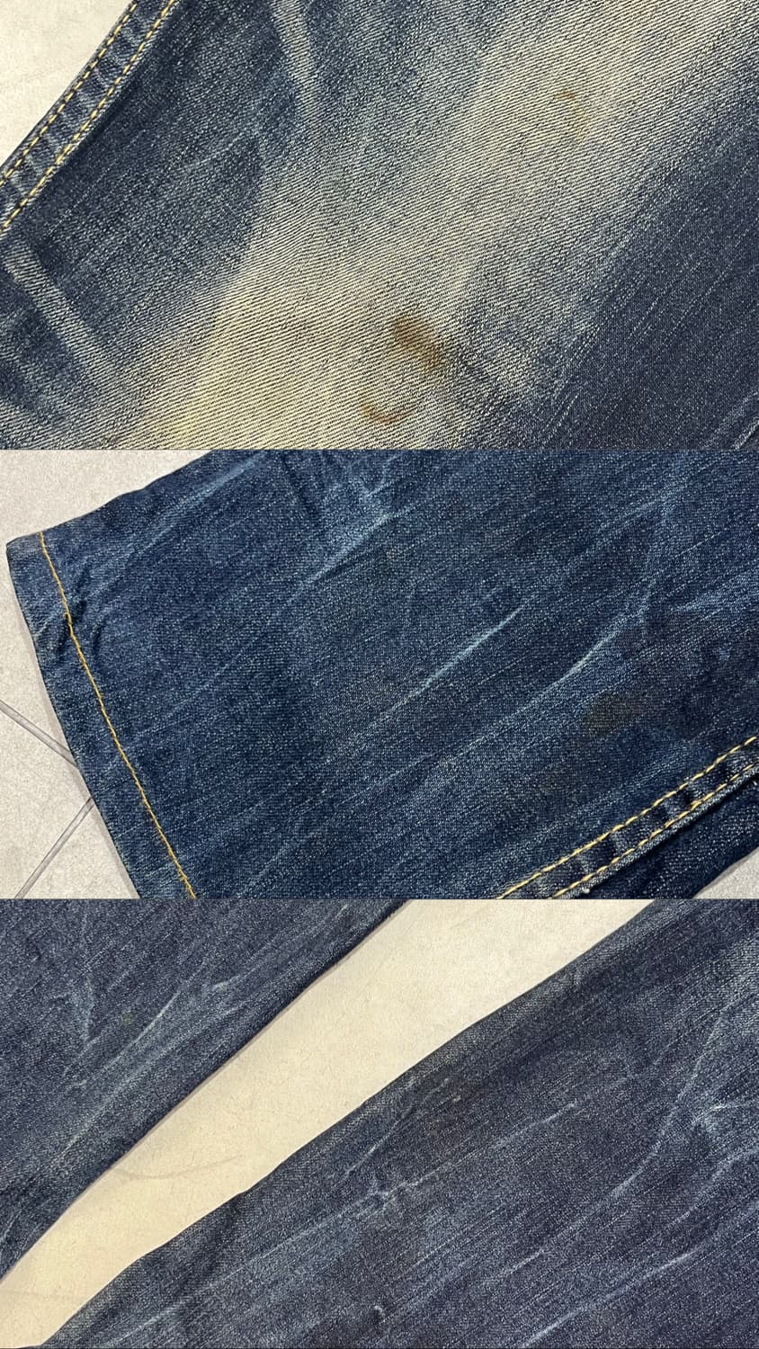 RED PEPPER 락펑크 십자가 와이드 데님 팬츠  상품이미지10